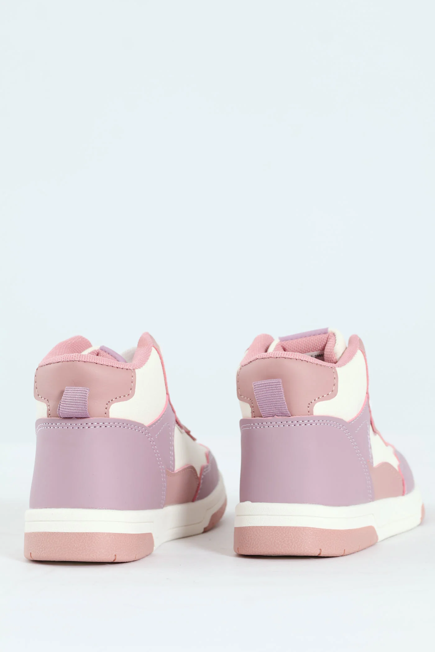 Girls Hi-Top Sneaker - Lilac - Image 3