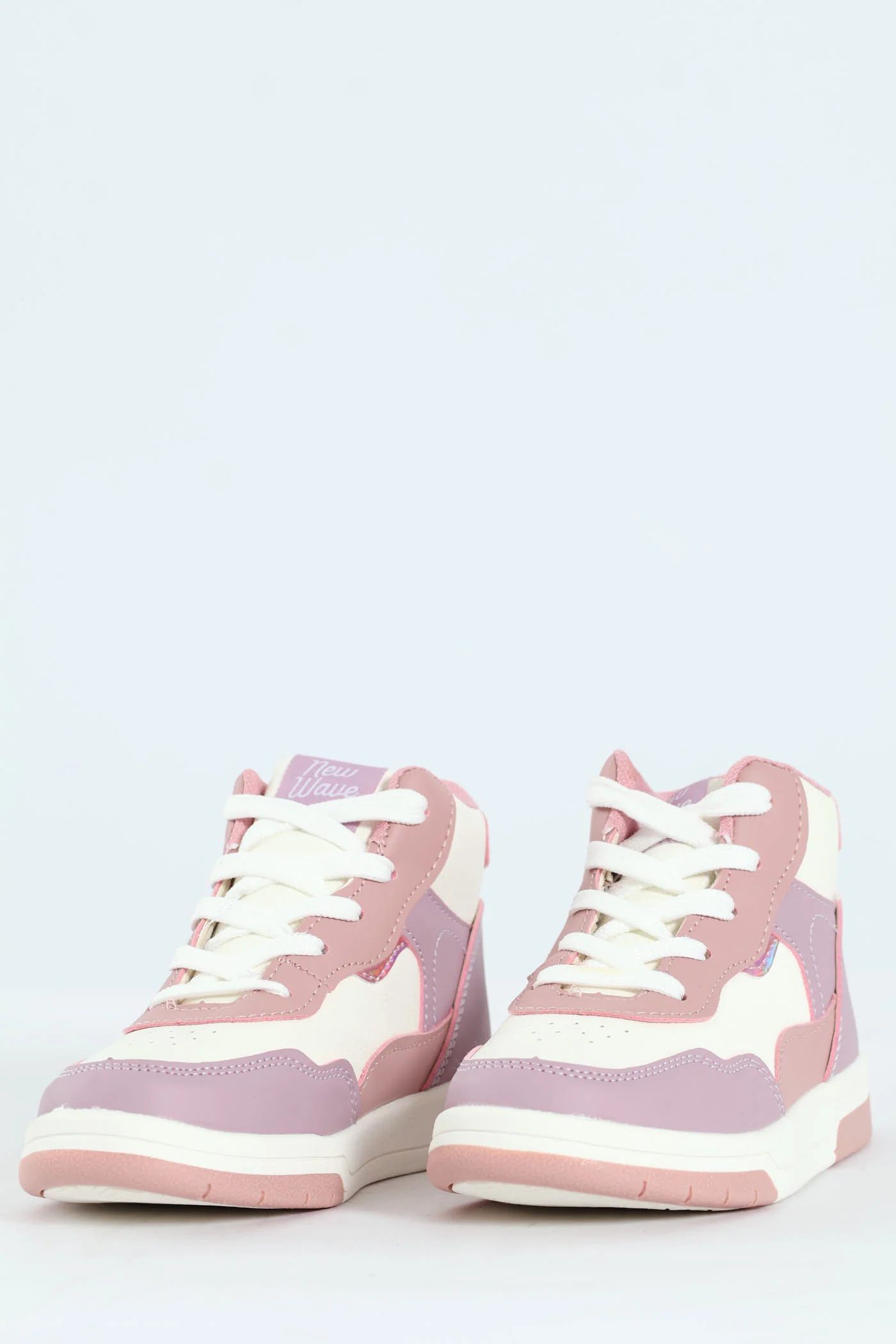 Girls Hi-Top Sneaker - Lilac - Image 5