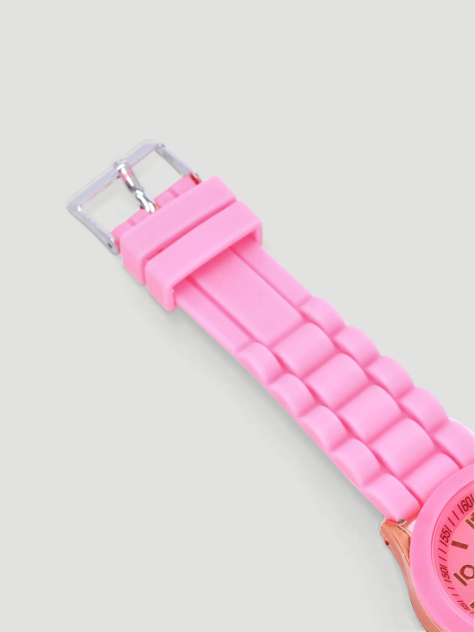 Girls Jelly Analogue Watch - Pink - Image 2