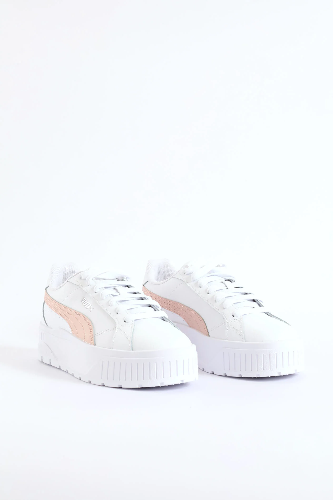 Girls Karmen II Jr Sneaker - White/Pink - Image 4