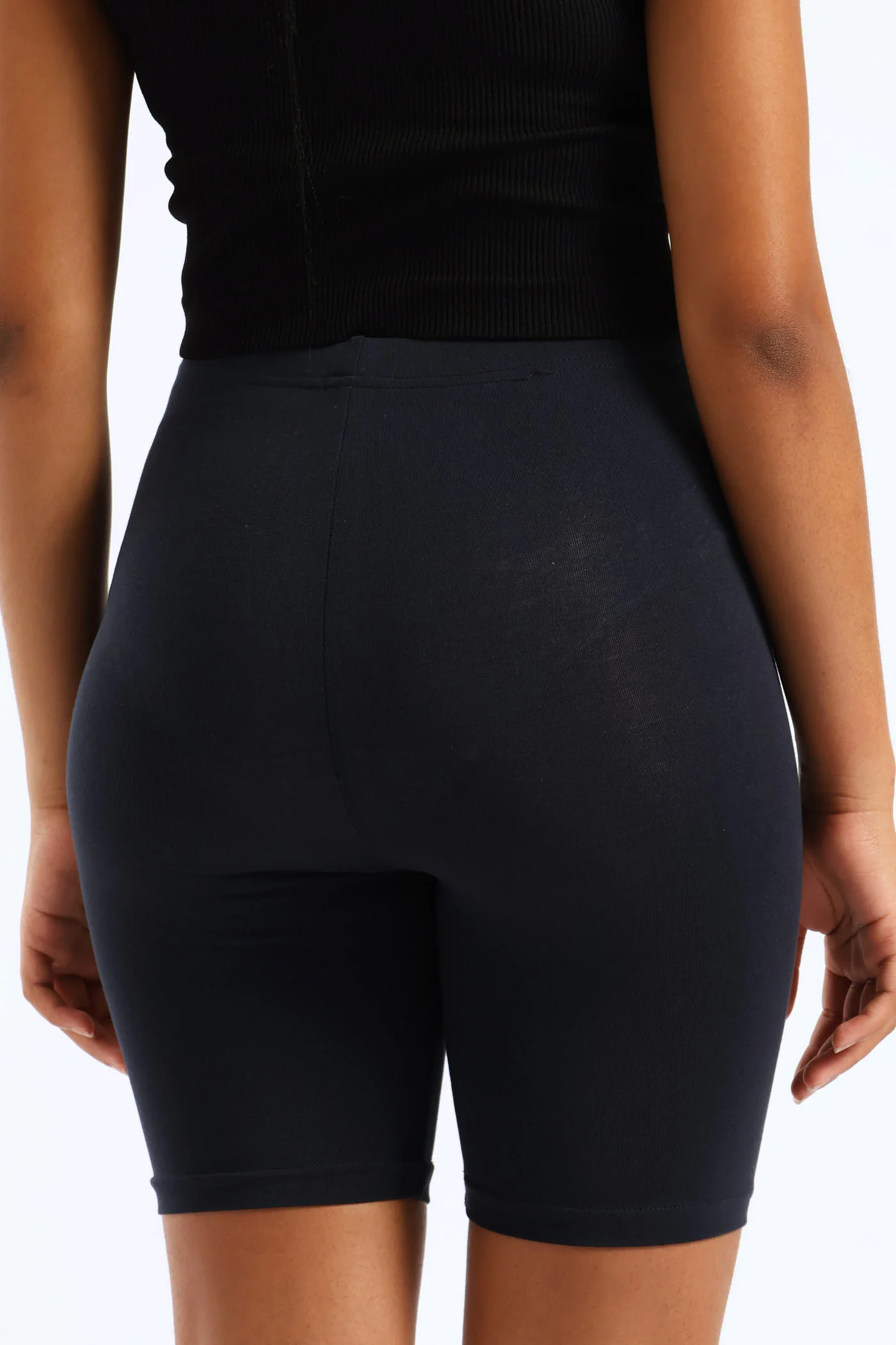 Girls Kiara Cycle Shorts - Navy - Image 3