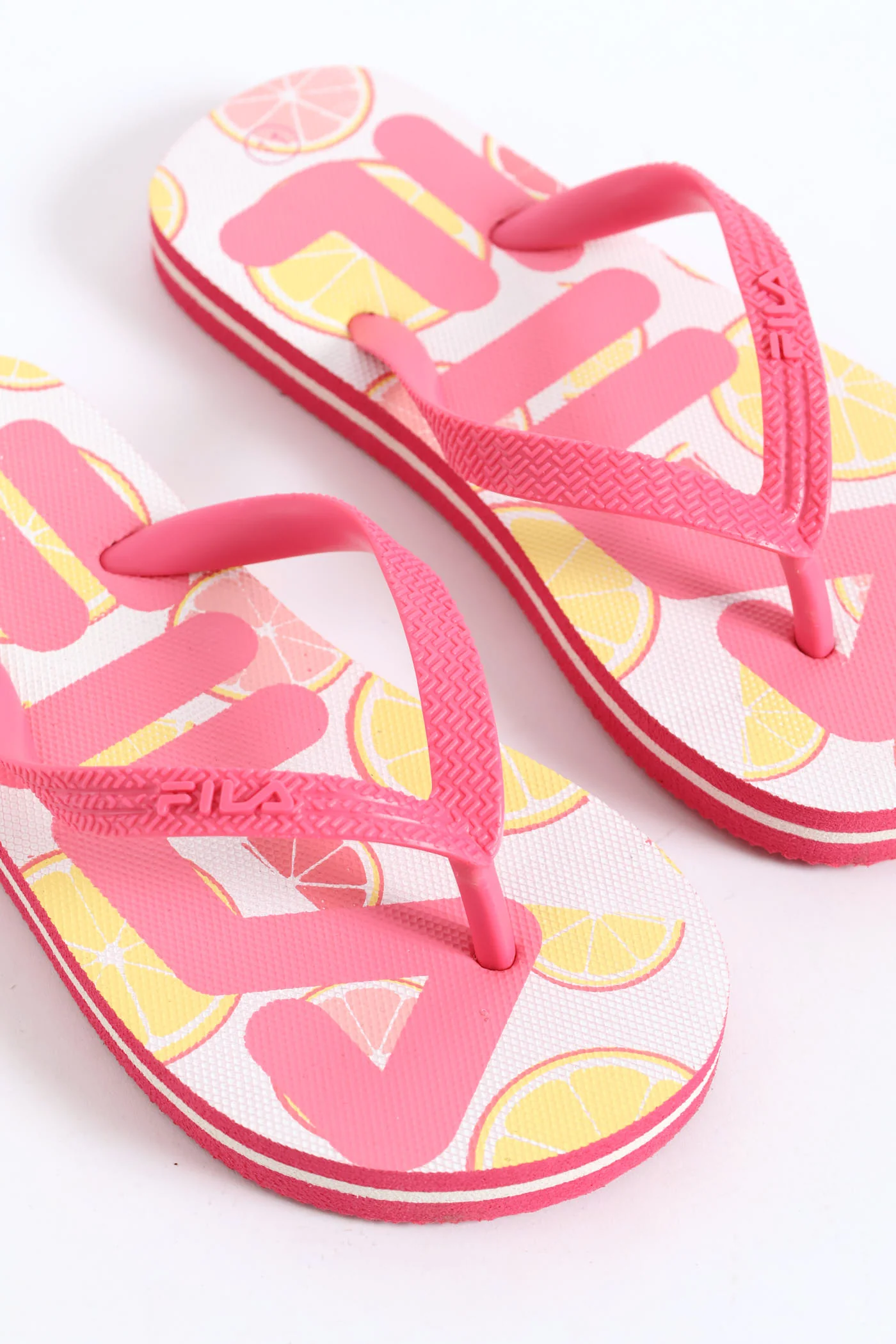 Girls Lemon Flip Flop - Pink - Image 2