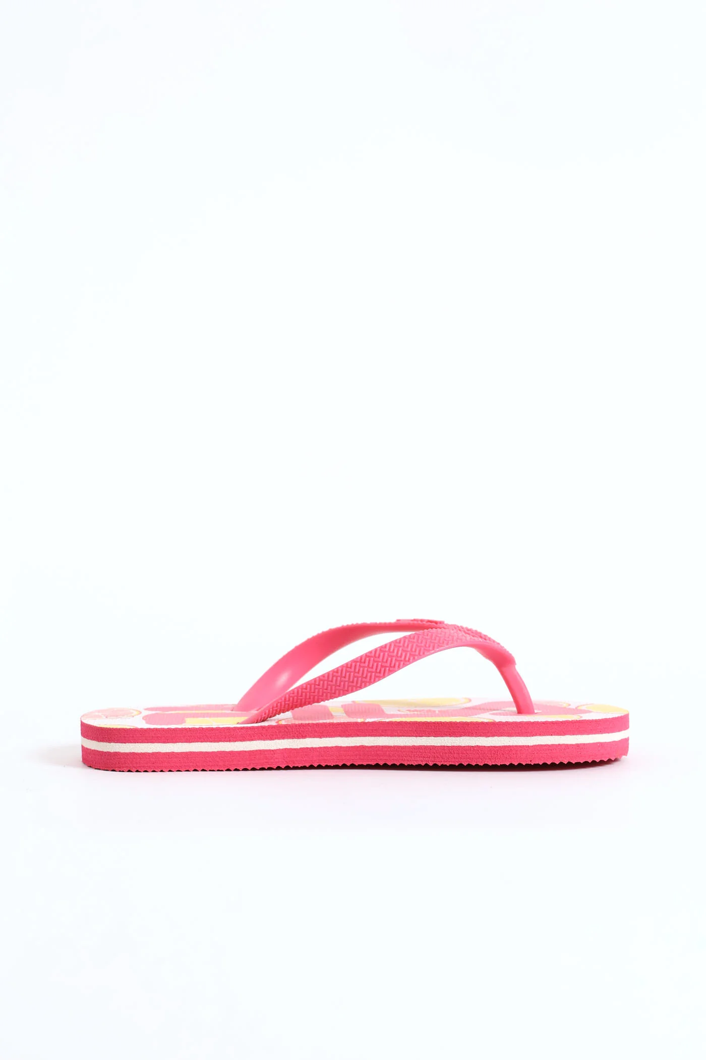 Girls Lemon Flip Flop - Pink - Image 3