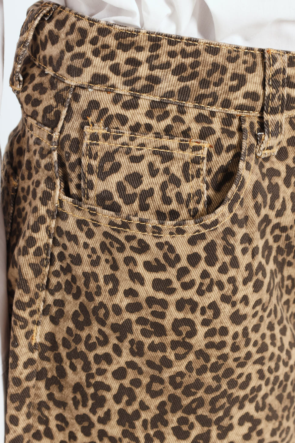 Girls Leopard Bermuda Shorts - Image 2