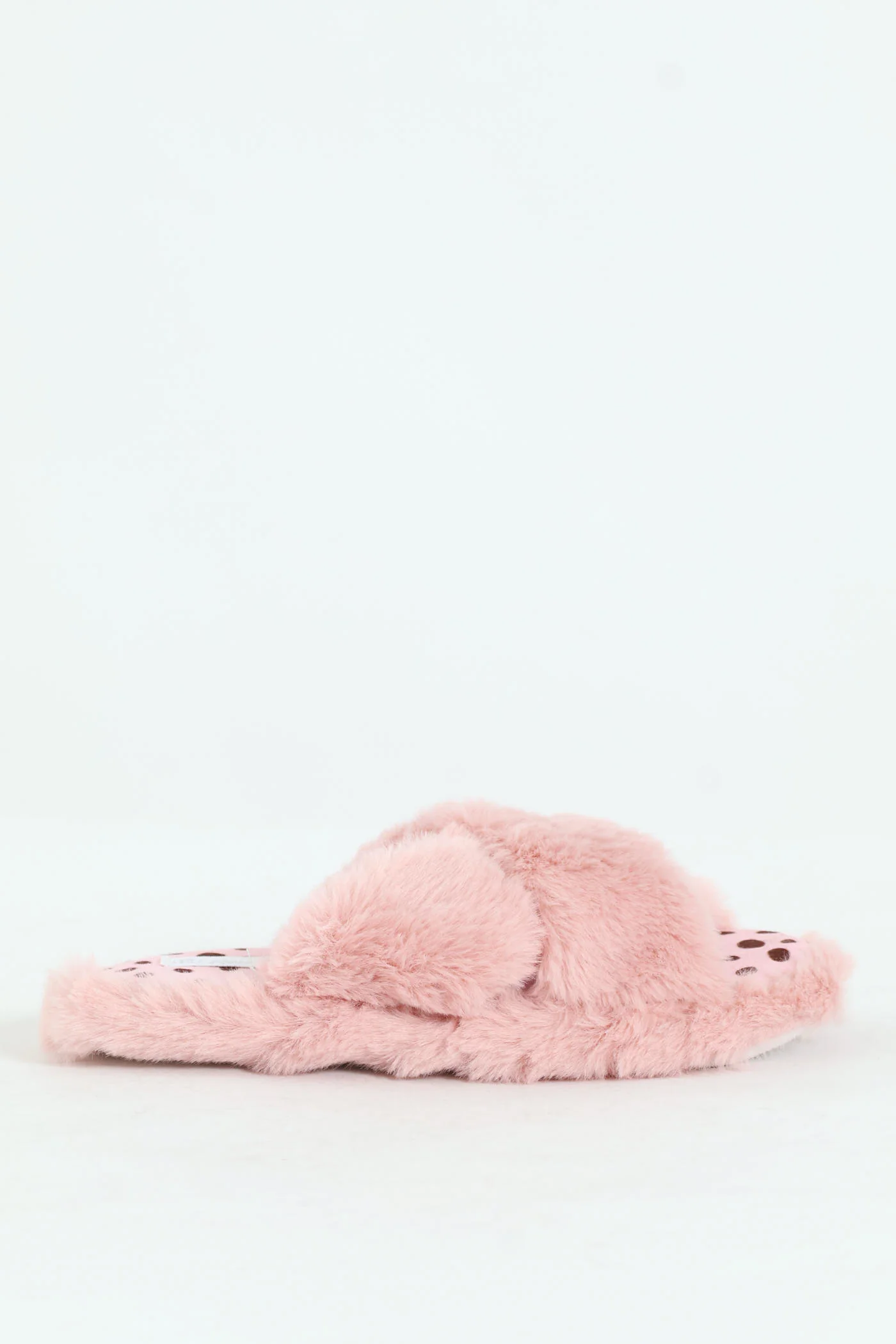 Girls Leopard Open Toe Slipper - Pink - Image 3
