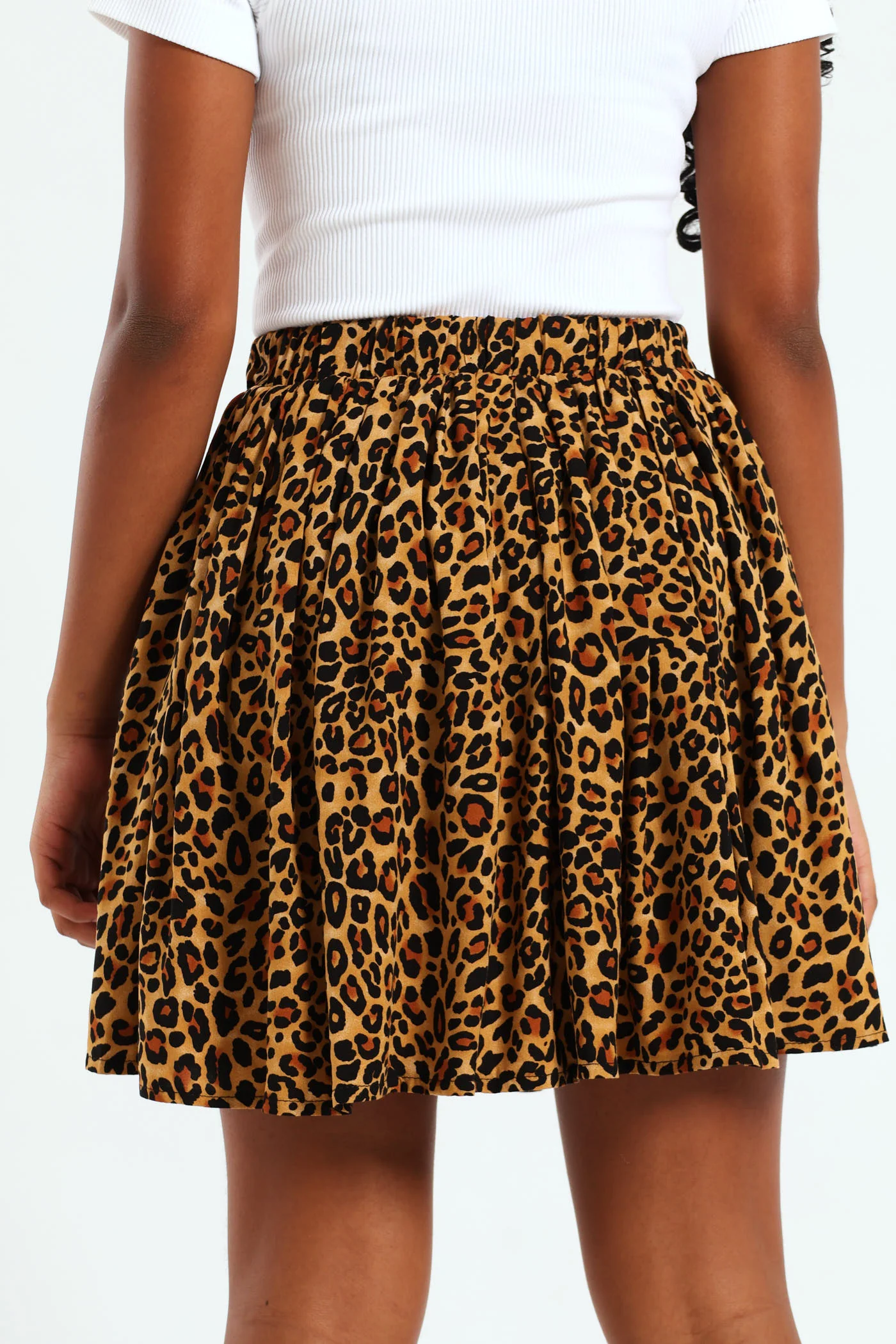 Girls Leopard Rara Skort - Image 3