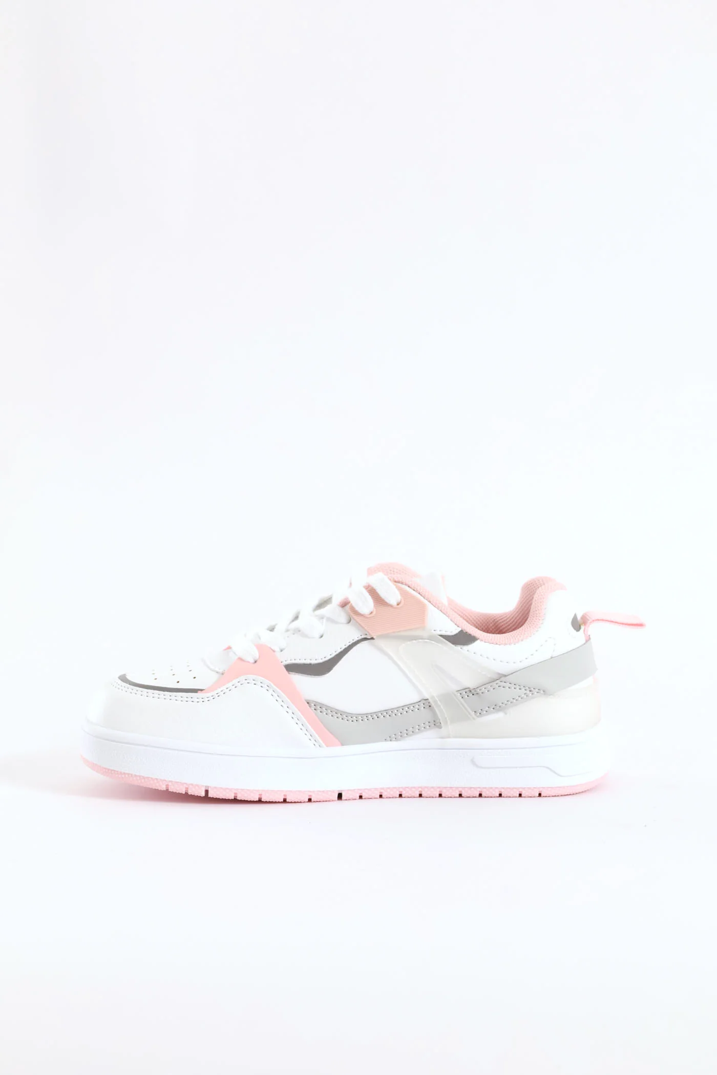 Girls Lilo Sneaker - White/Lilac - Image 4
