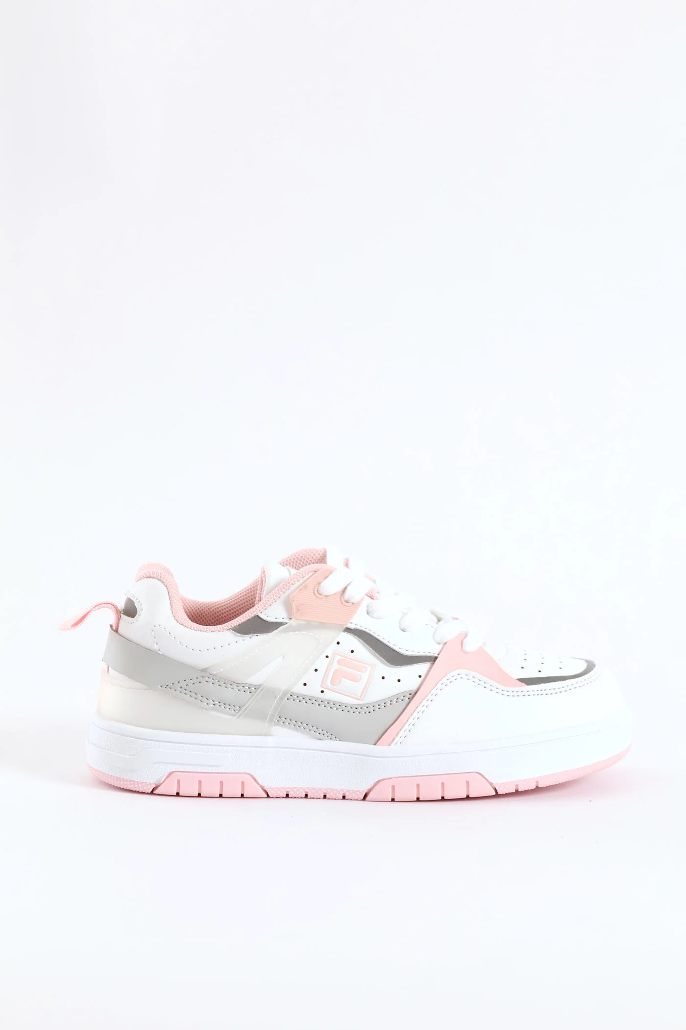 Girls Lilo Sneaker - White/Lilac - Image 5