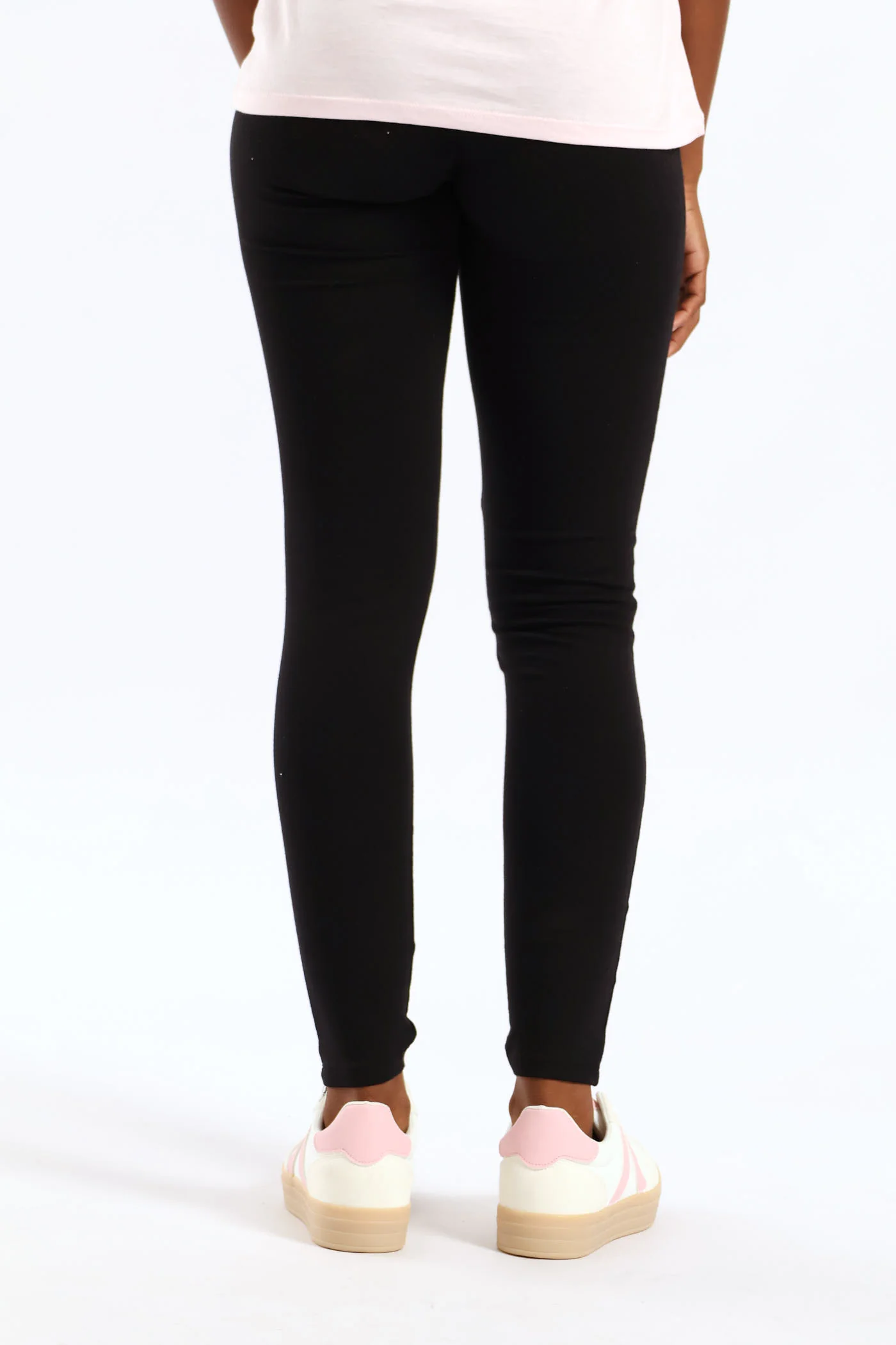 Girls Logo Leggings - Black - Image 5