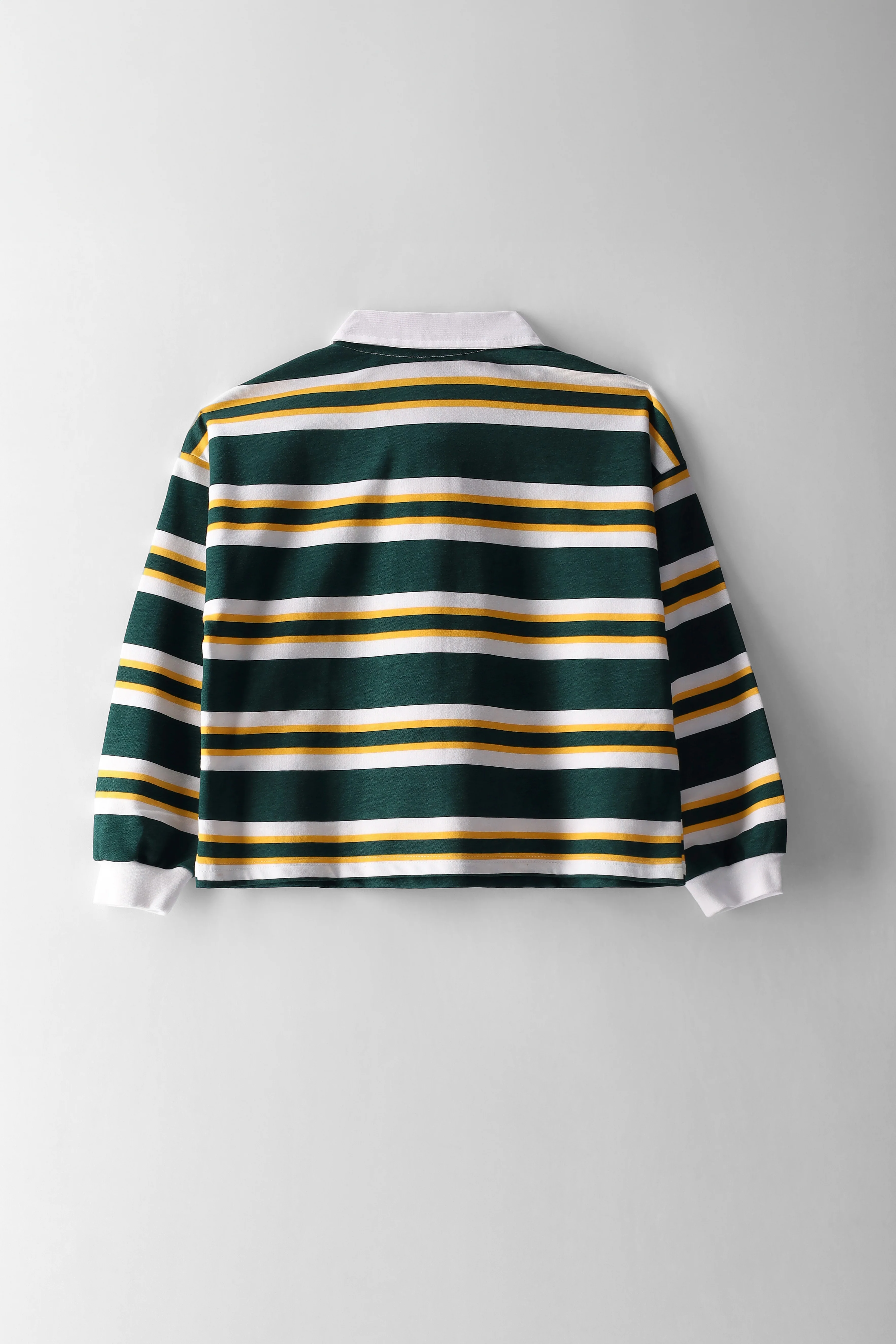 Girls Long Sleeve Stripe Supporters Jersey - Multi - Image 2