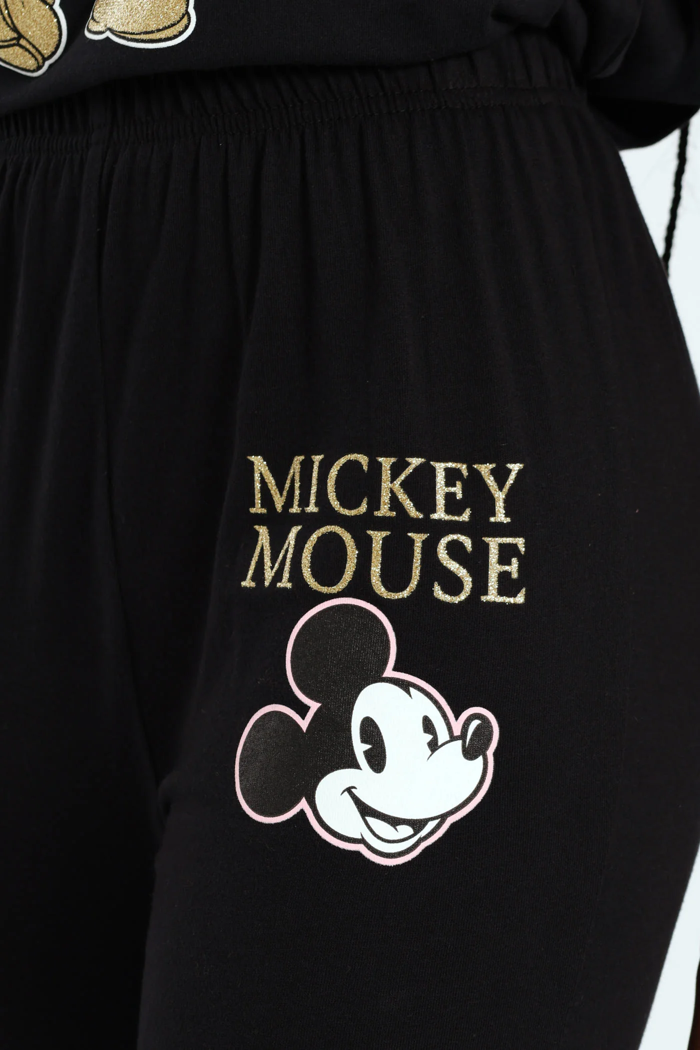Girls Mickey Wide Leg Pant - Black - Image 2