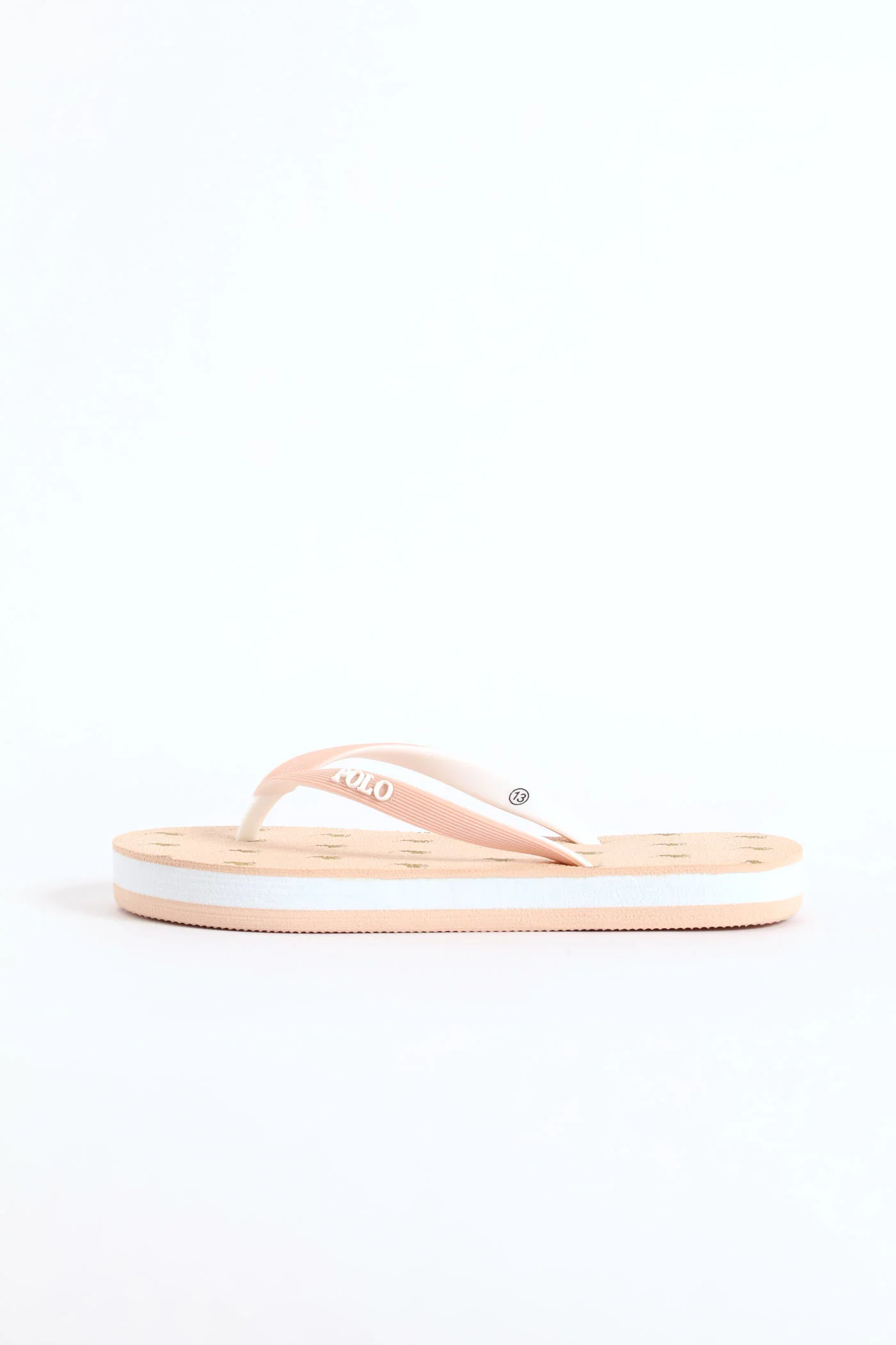 Girls Monogram Flip Flop - Pink - Image 3