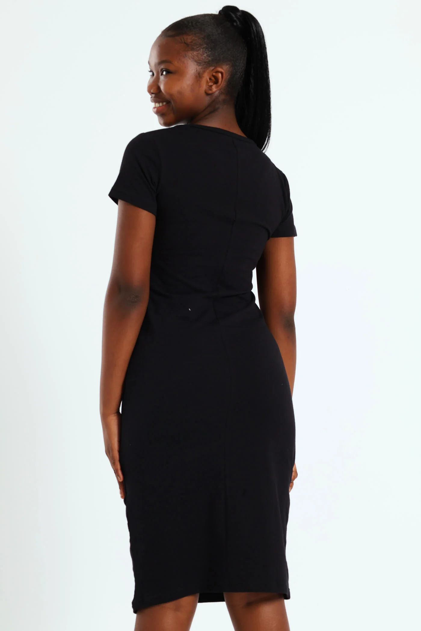 Girls Mr Beast Dress - Black - Image 3