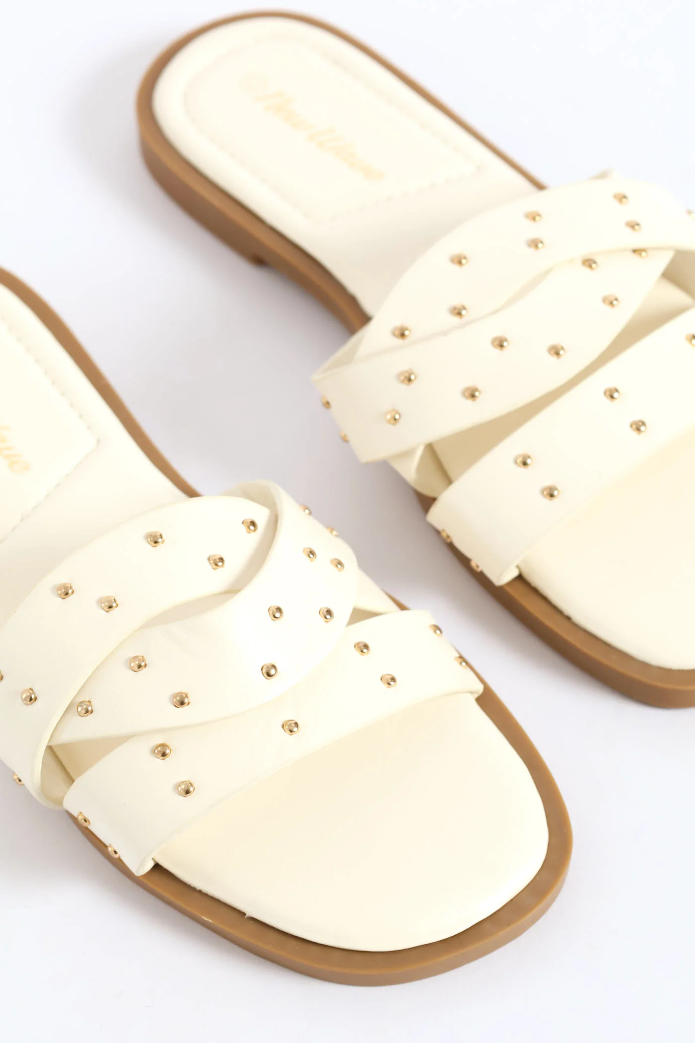 Girls Mule Sandal - Whisper White - Image 2