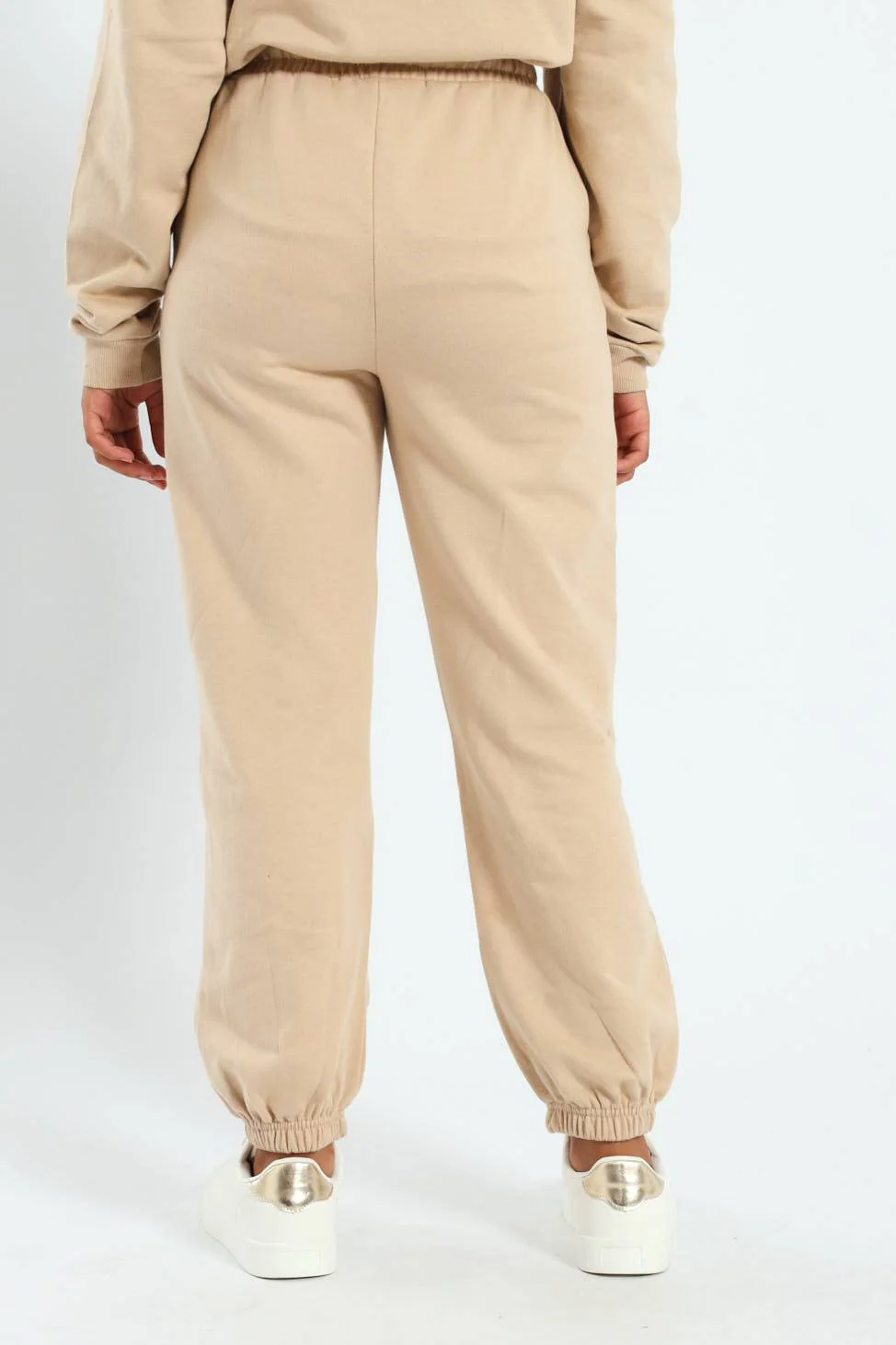 Girls New York Fleece Jogger - Tan - Image 4