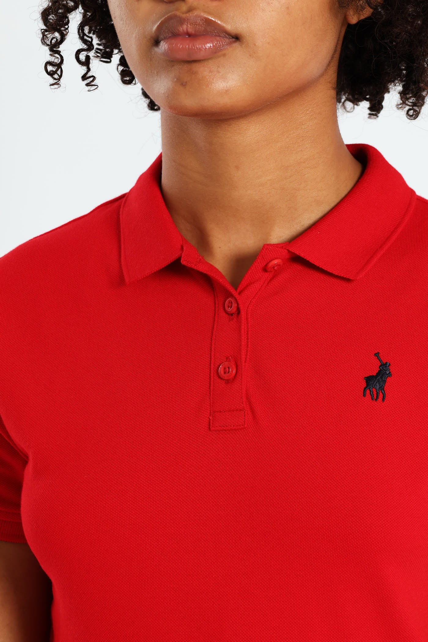 Girls Nina Golfer - Red - Image 4