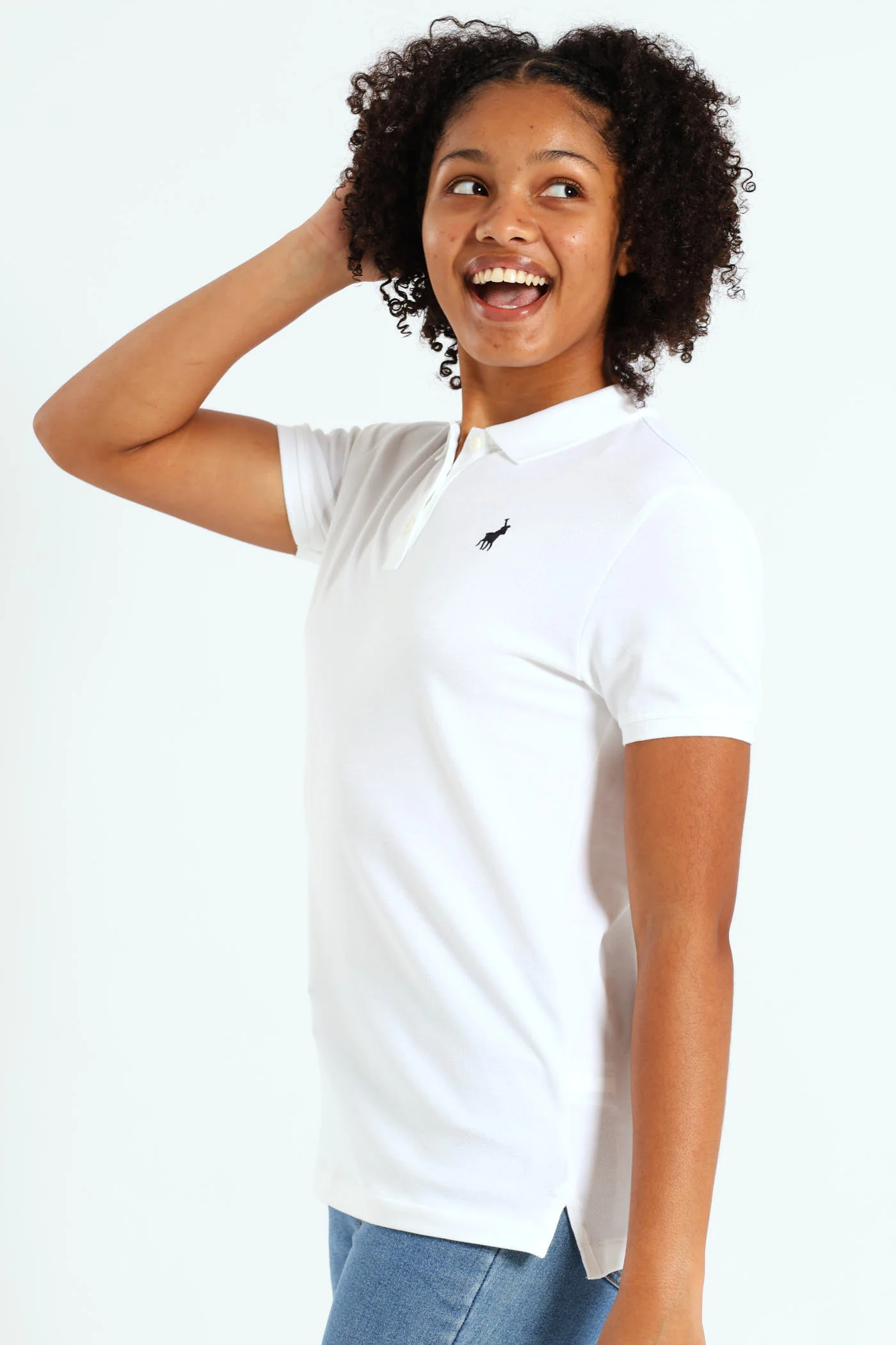 Girls Nina Golfer - White - Image 2