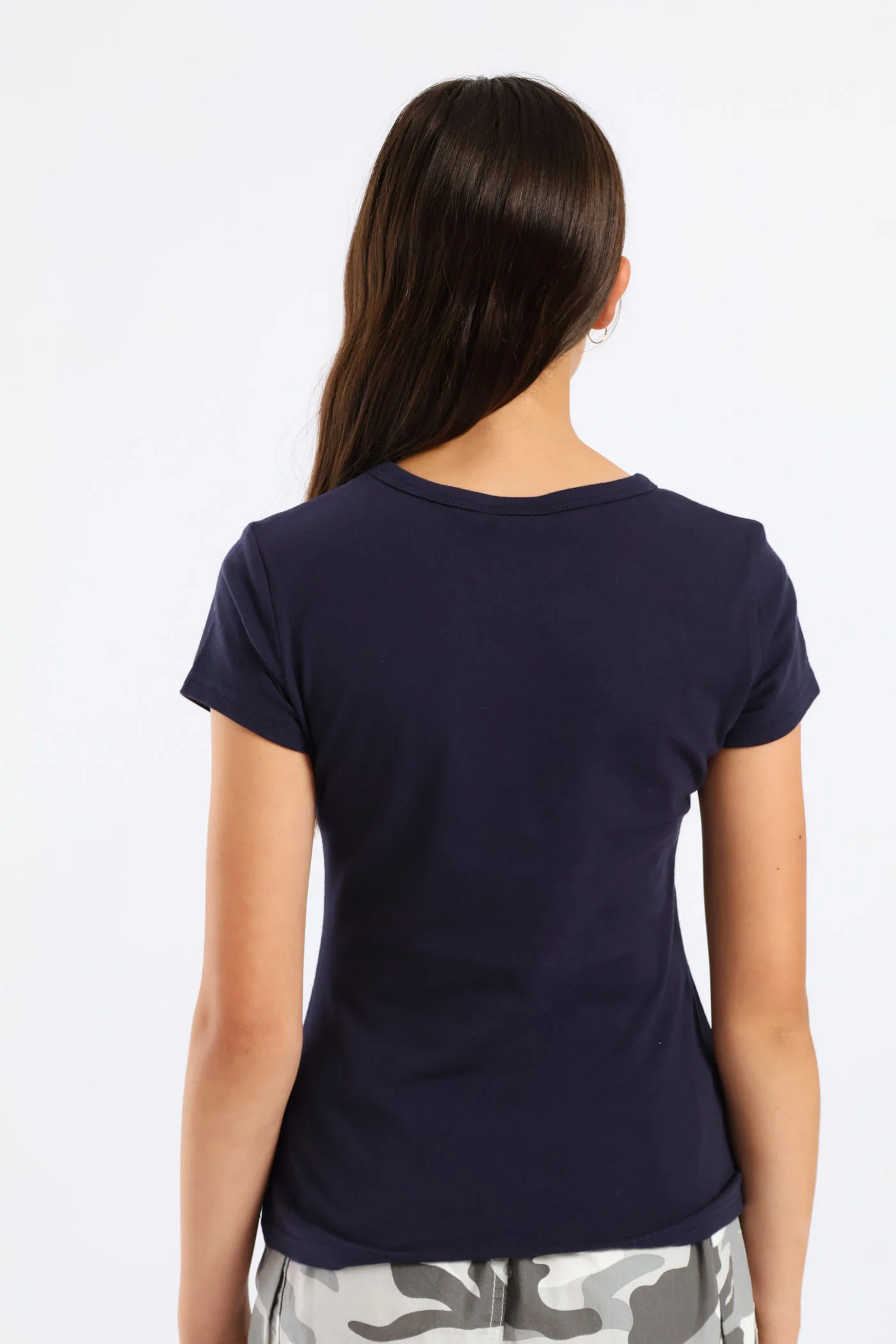 Girls Ny 64 Regular Fitted Tee - Navy - Image 4