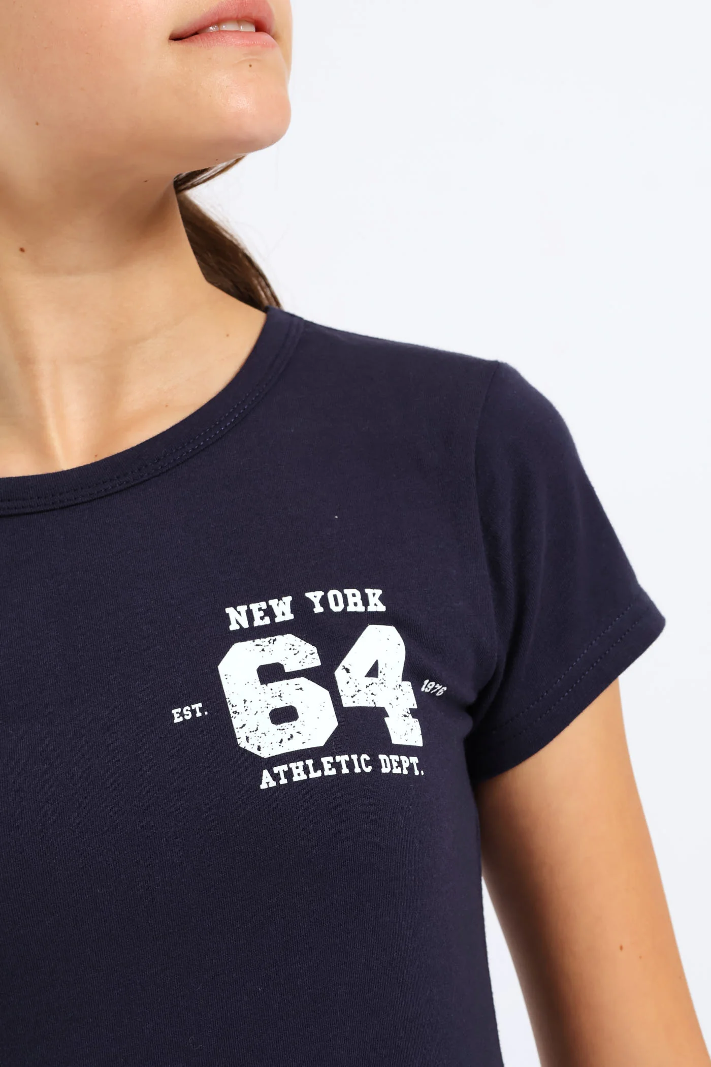 Girls Ny 64 Regular Fitted Tee - Navy - Image 5