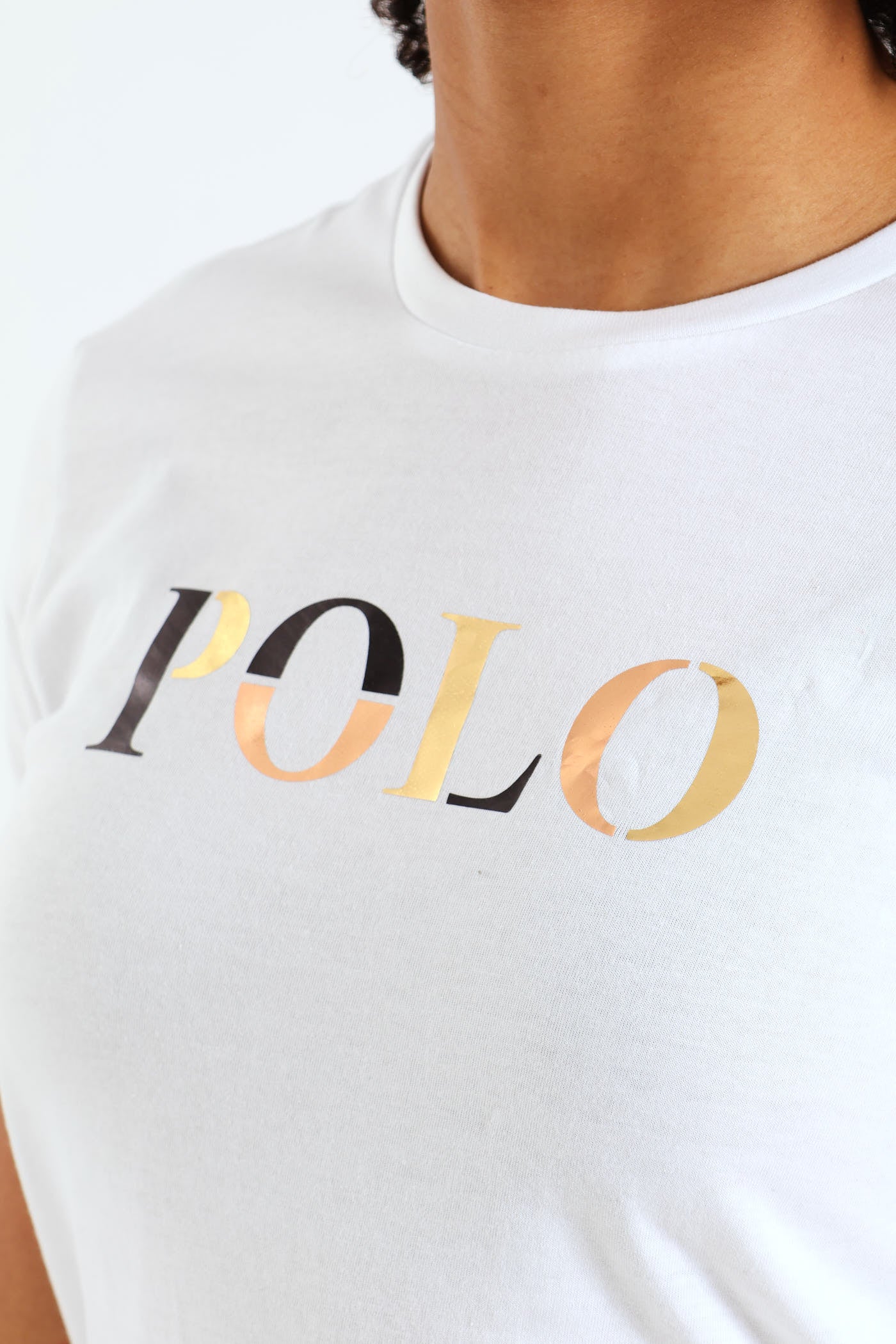Girls Paige Print Tee - White - Image 3