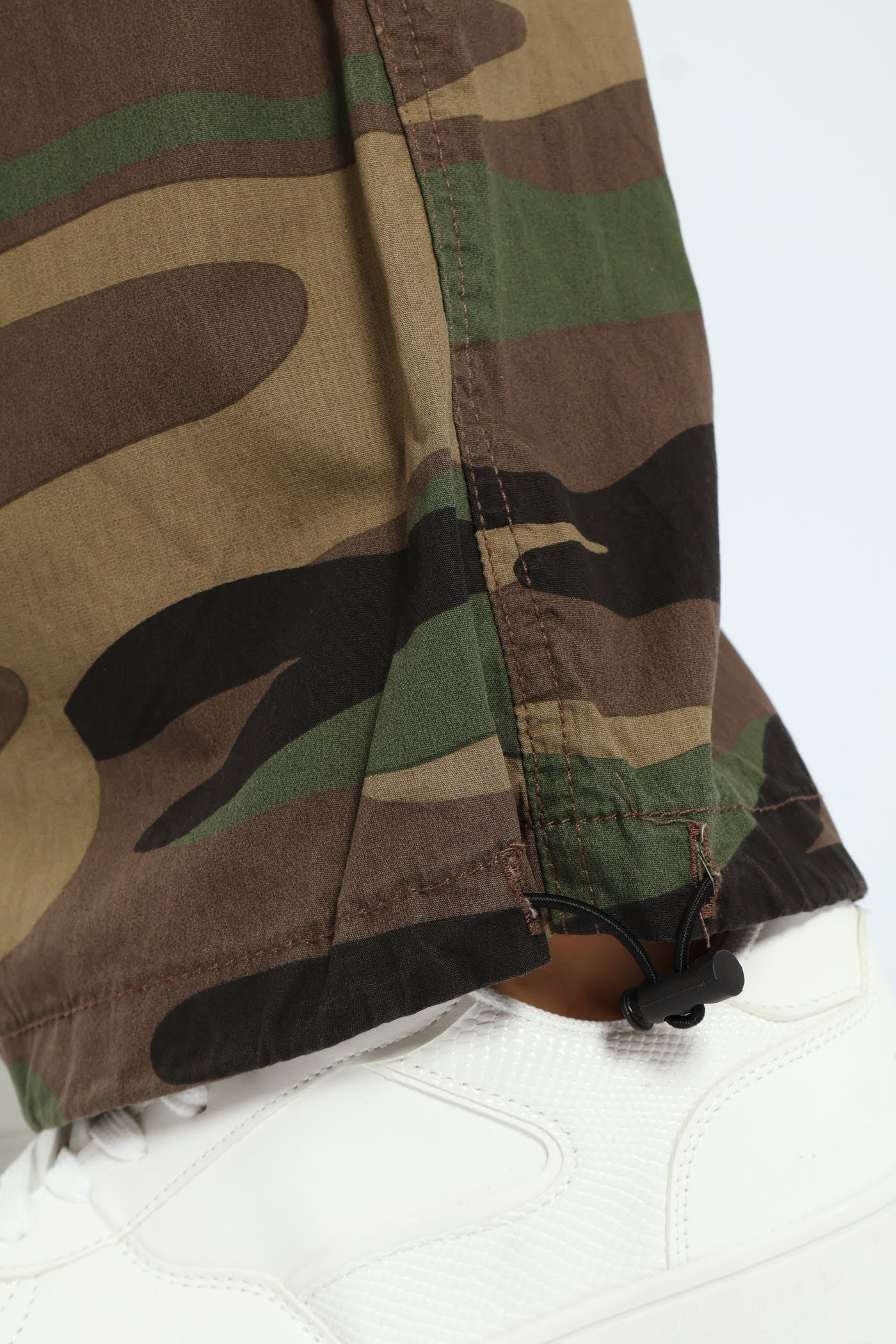 Girls Parachute Pants - Camo - Image 6