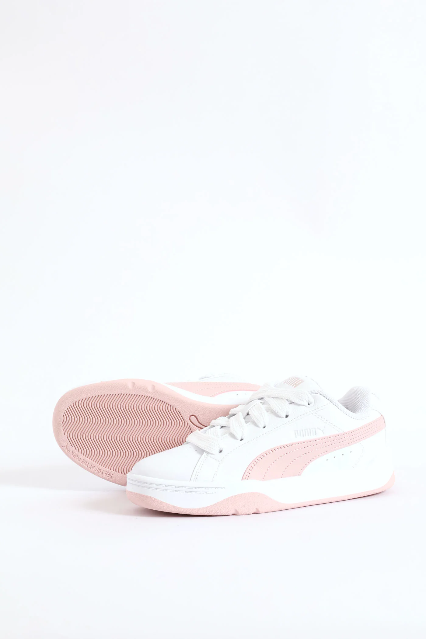 Girls Park Lifestyle Easy Sneaker - White/Pink - Image 6