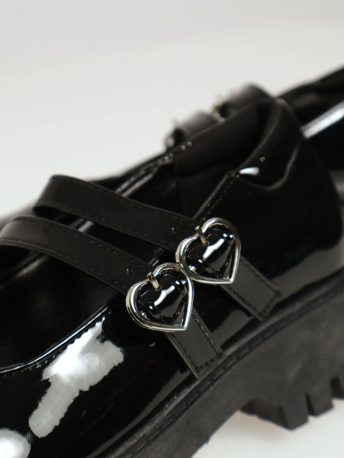 Girls Patent Chunky Maryjane - Black - Image 4