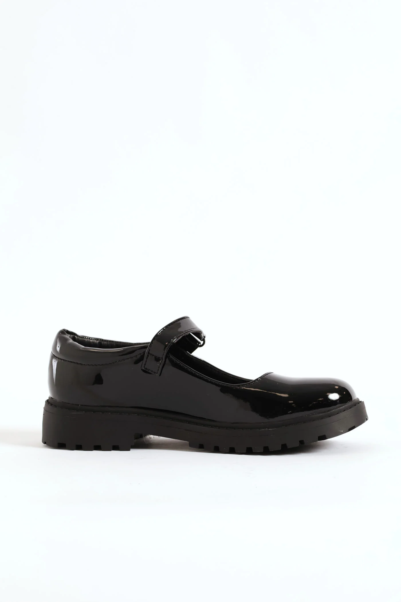 Girls Patent Mary Jane Shoe - Black - Image 3