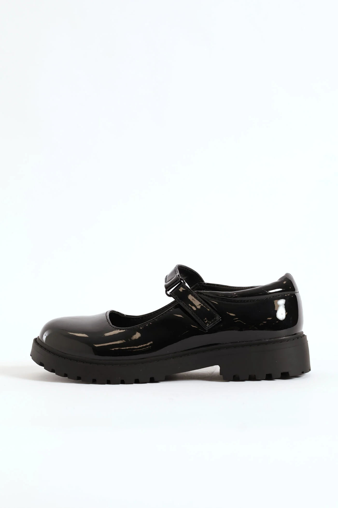 Girls Patent Mary Jane Shoe - Black - Image 4