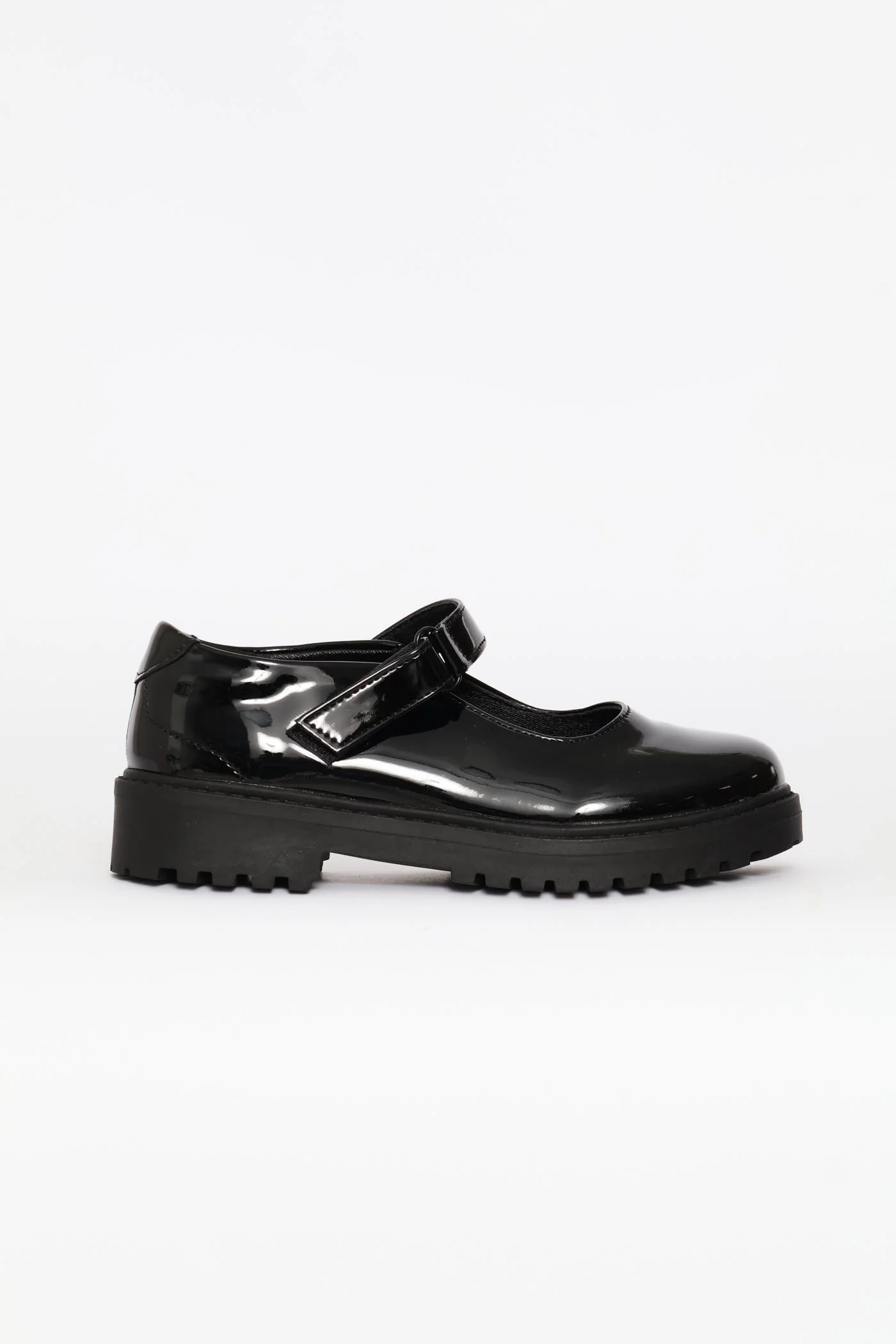 Girls Patent Mary-Jane Shoe - Black - Image 3