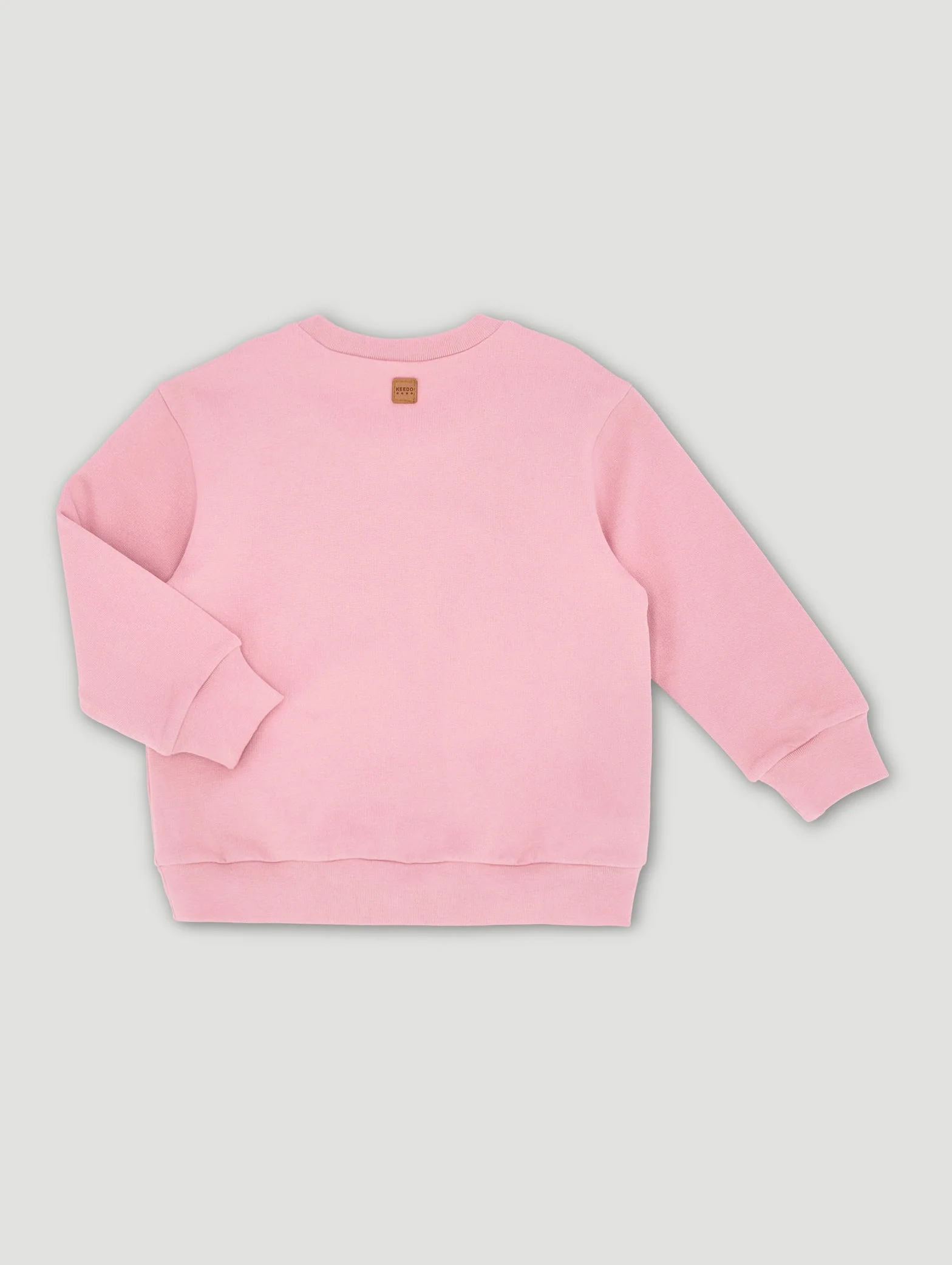 Keedo Girls Pink Logo Sweat Top - Image 2