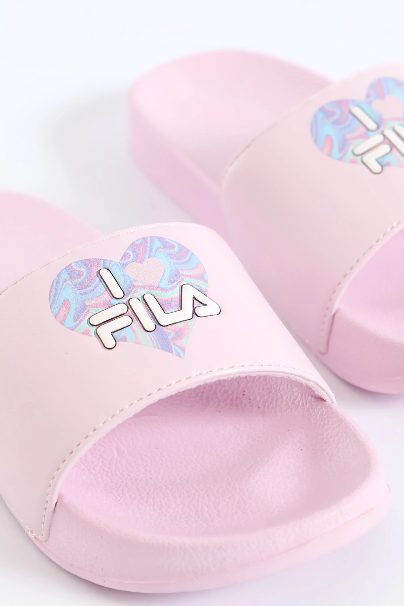 Girls Pool Sandal - Light Blue/Pink - Image 2