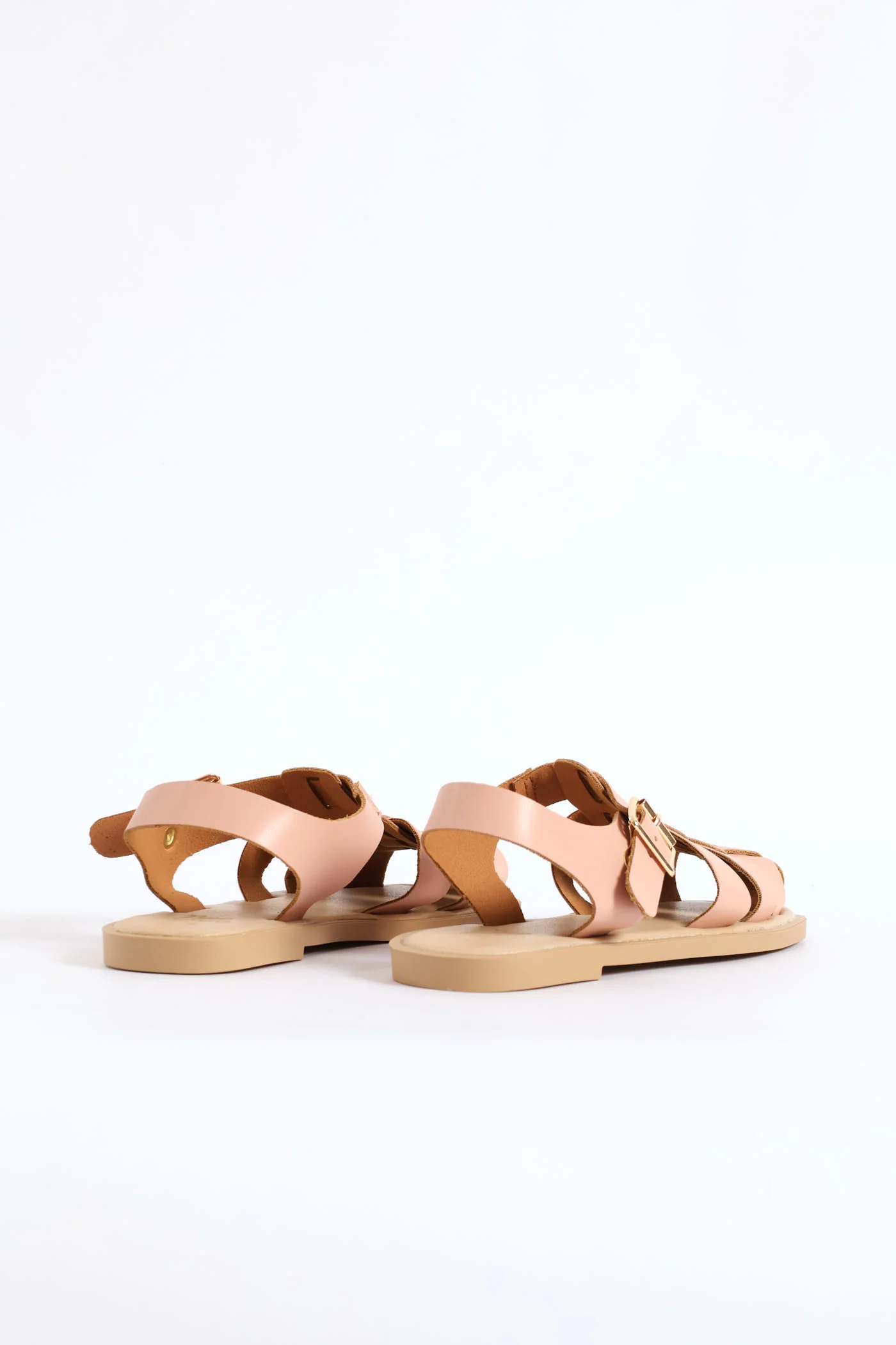 Girls Pu Fisherman Sandal - Blush - Image 5