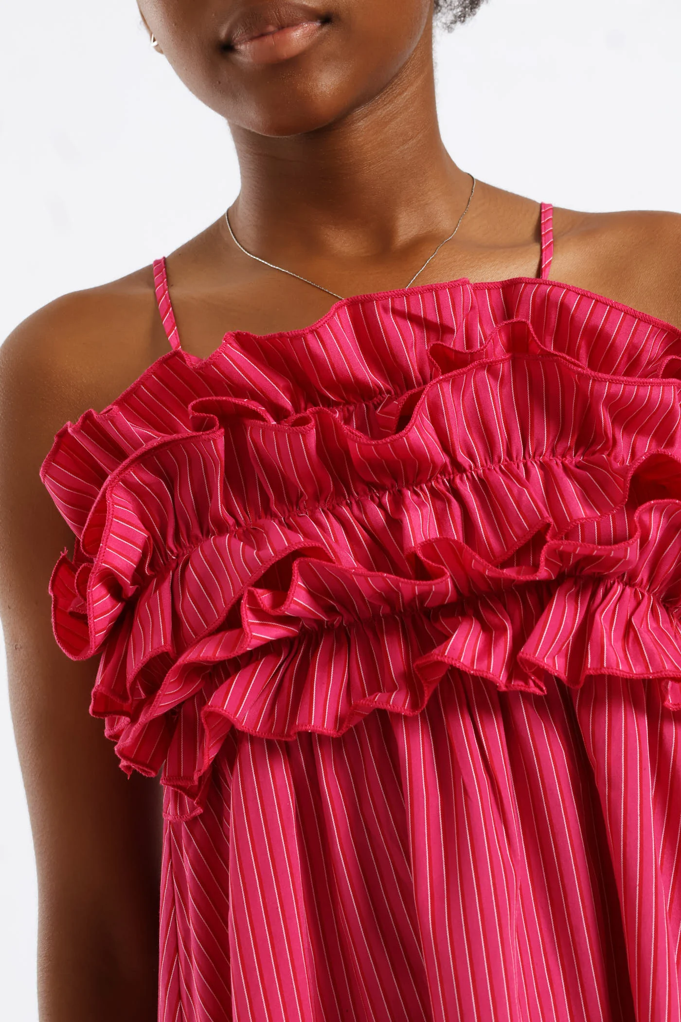 Girls Rara Bodice Dress - Magenta - Image 2