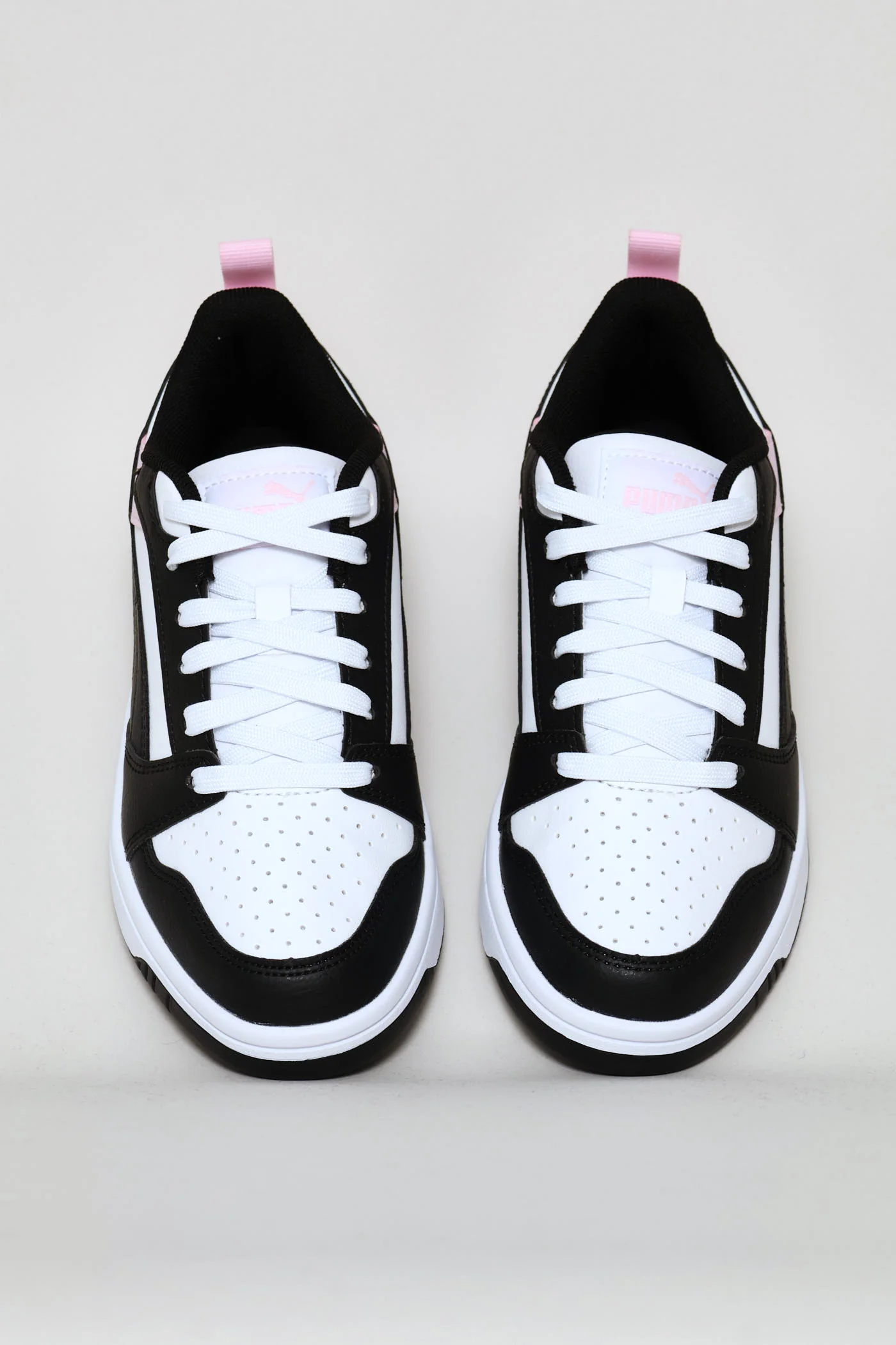 Girls Rebound V6 Lo Sneaker - Black/Pink - Image 5