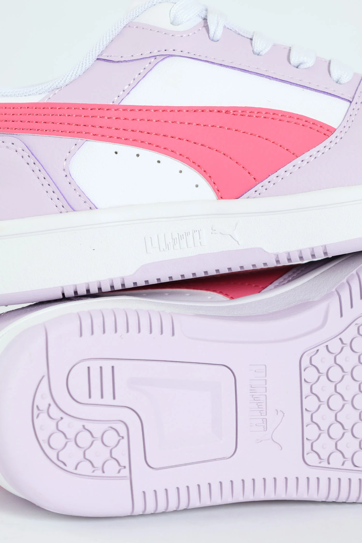 Girls Rebound V6 Low Sneaker - Lilac - Image 2