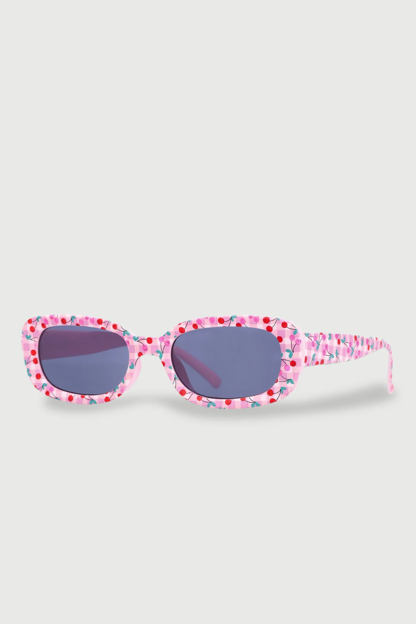 Girls Rectangle Cherries Sunnies - Pink - Image 2
