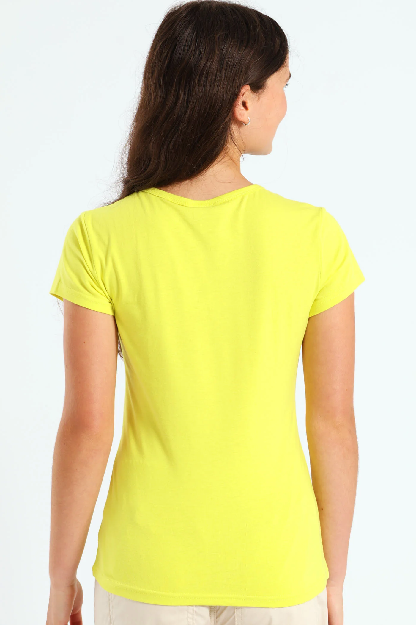 Girls Regular Fit Good Tee - Lime - Image 3
