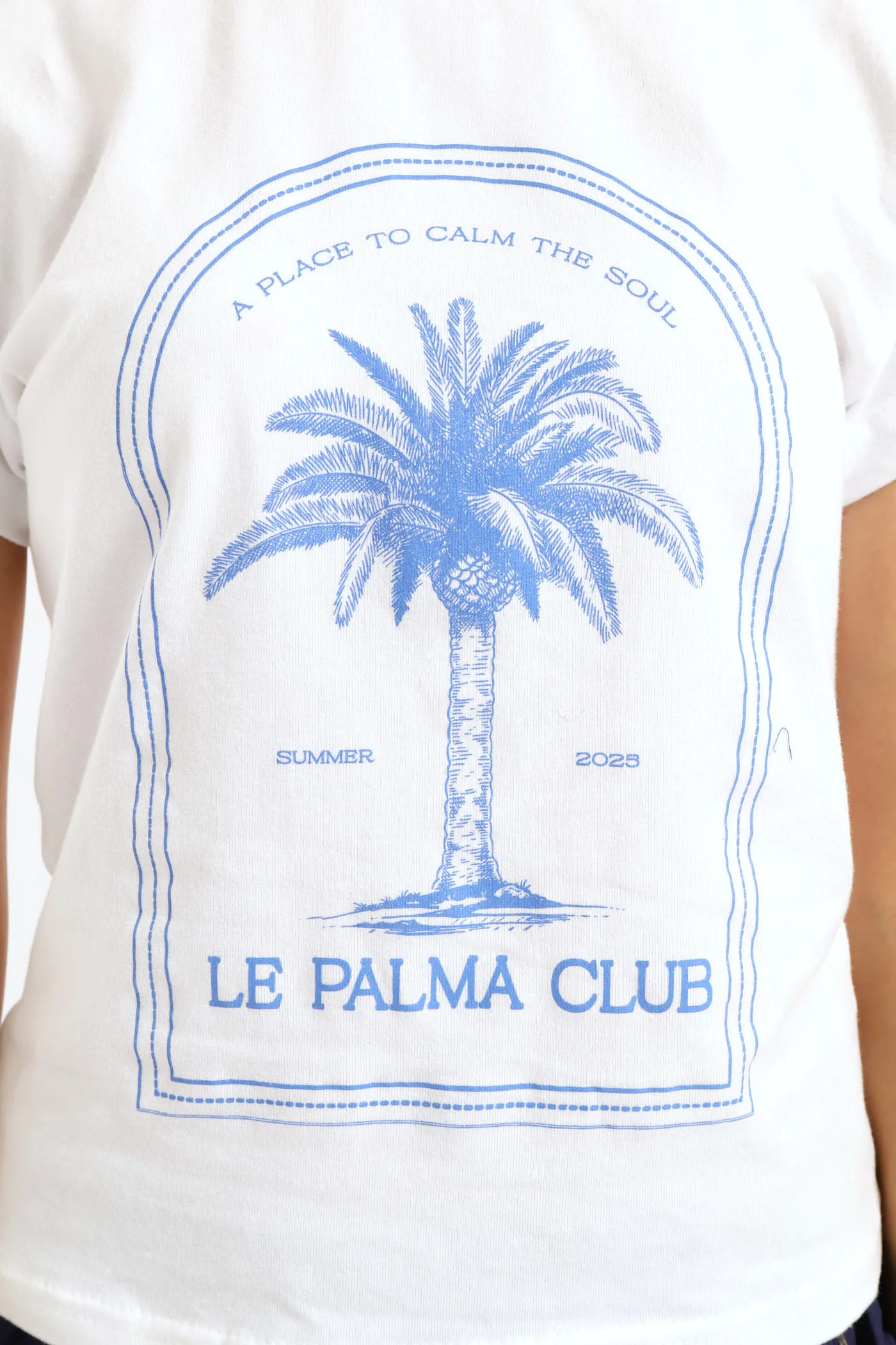 Girls Regular Le Palma Club Tee - White - Image 2