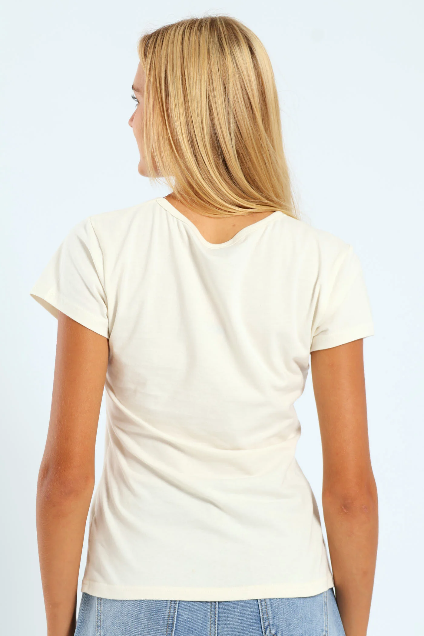 Girls Regular Tee - Cream - Image 3