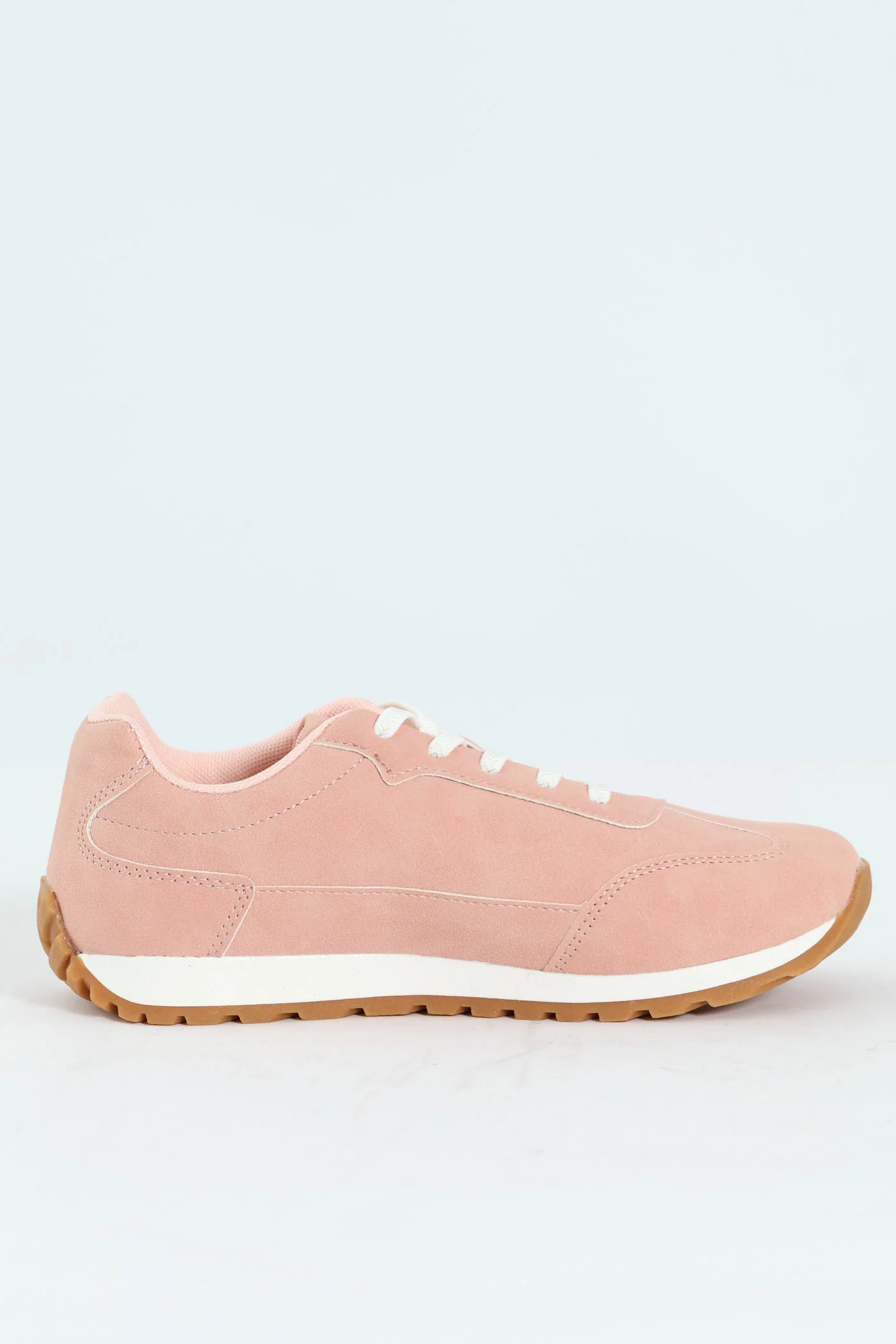 Girls Retro Sneaker - Blush - Image 3