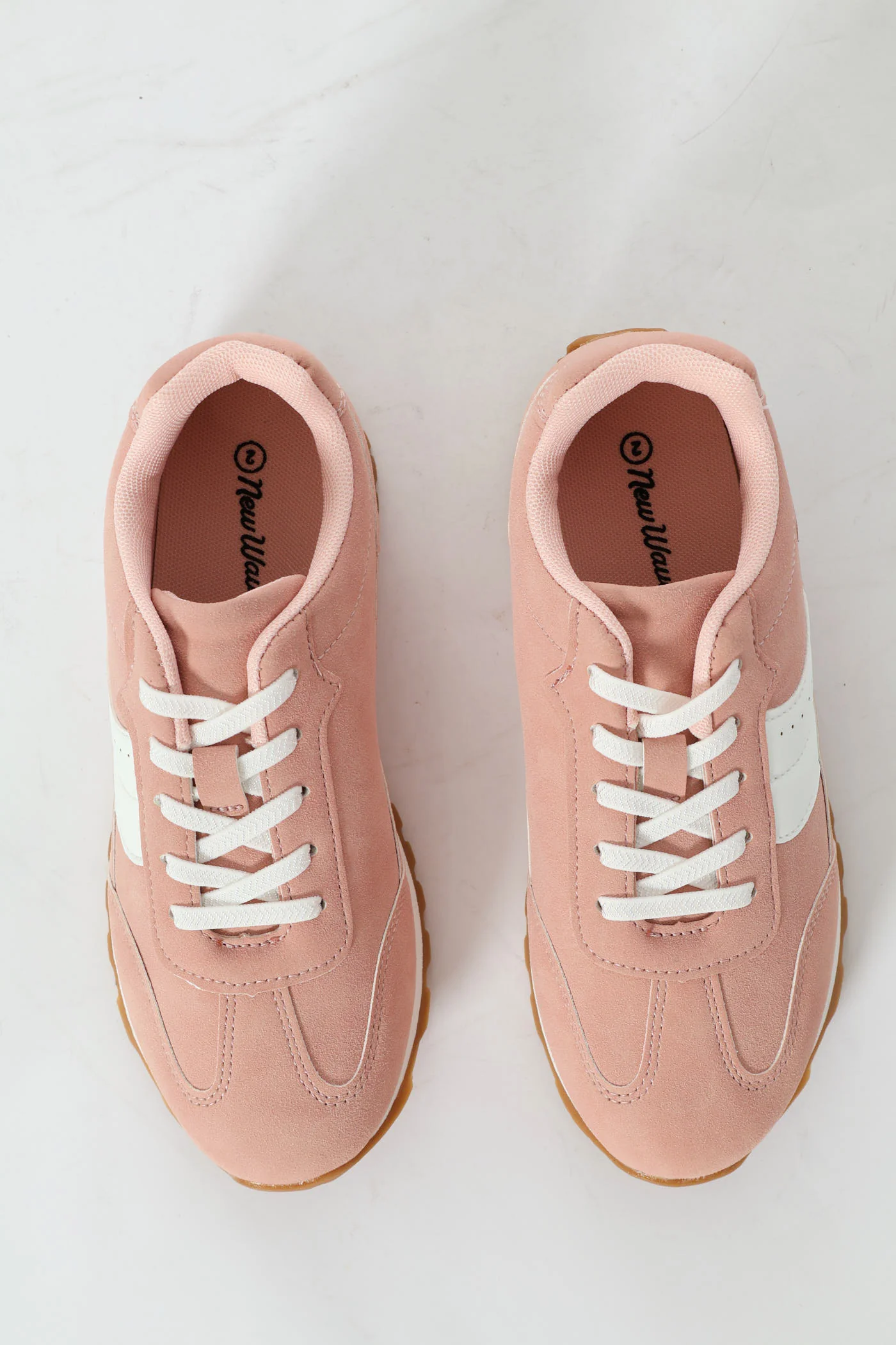 Girls Retro Sneaker - Blush - Image 7