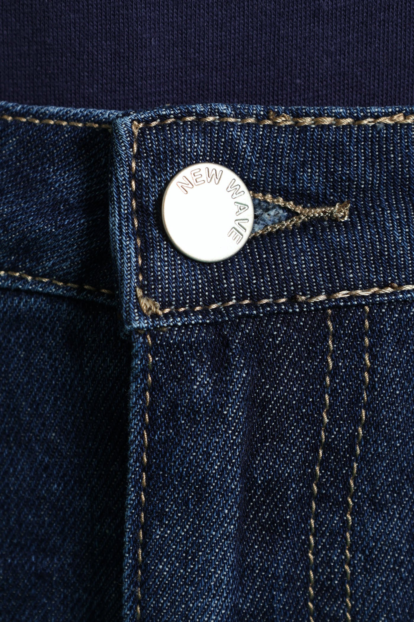 Girls Rigid Denim Frill Skirt - Raw Wash - Image 4
