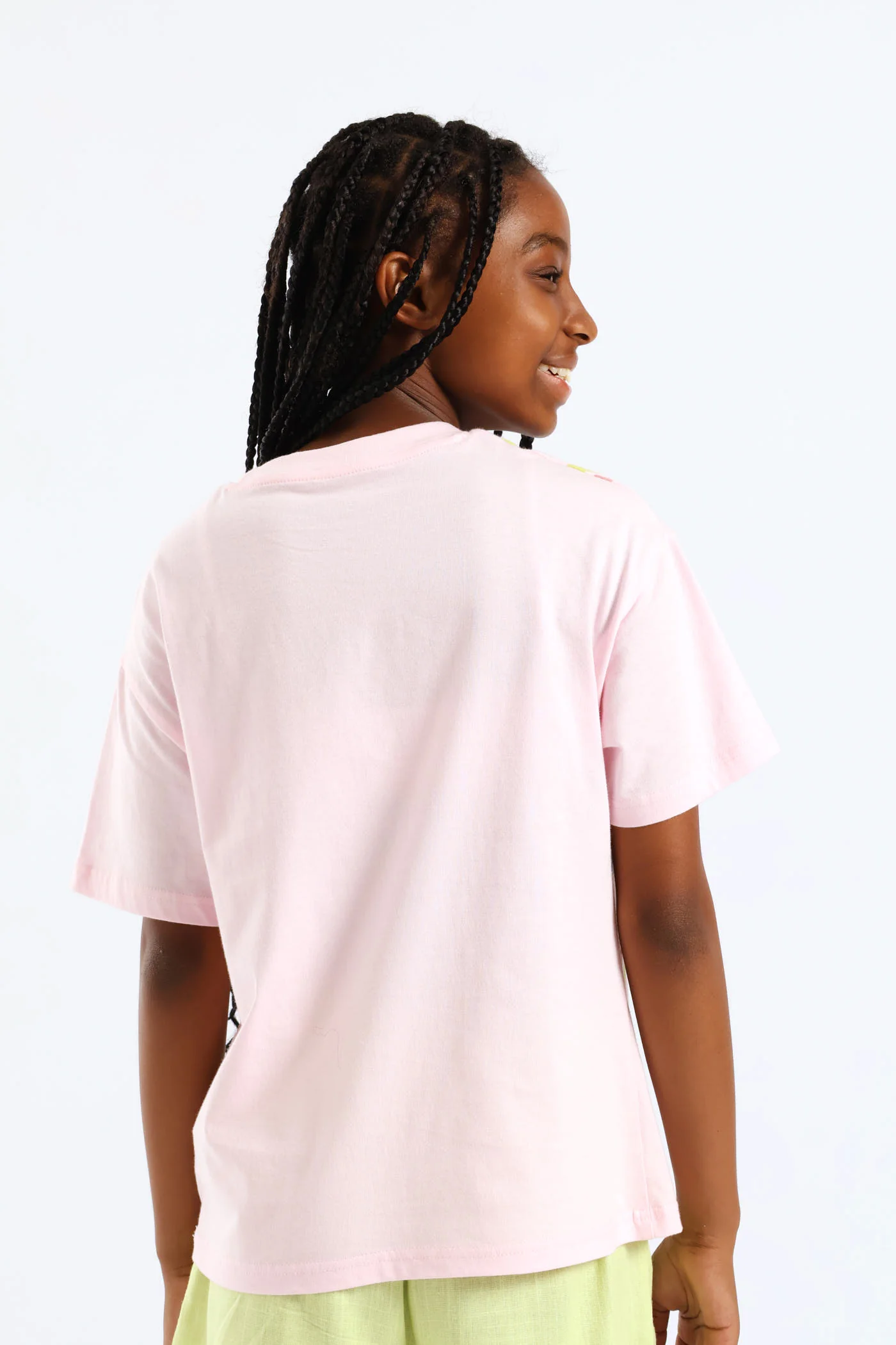 Girls Rolling Stones Tee - Pink - Image 2