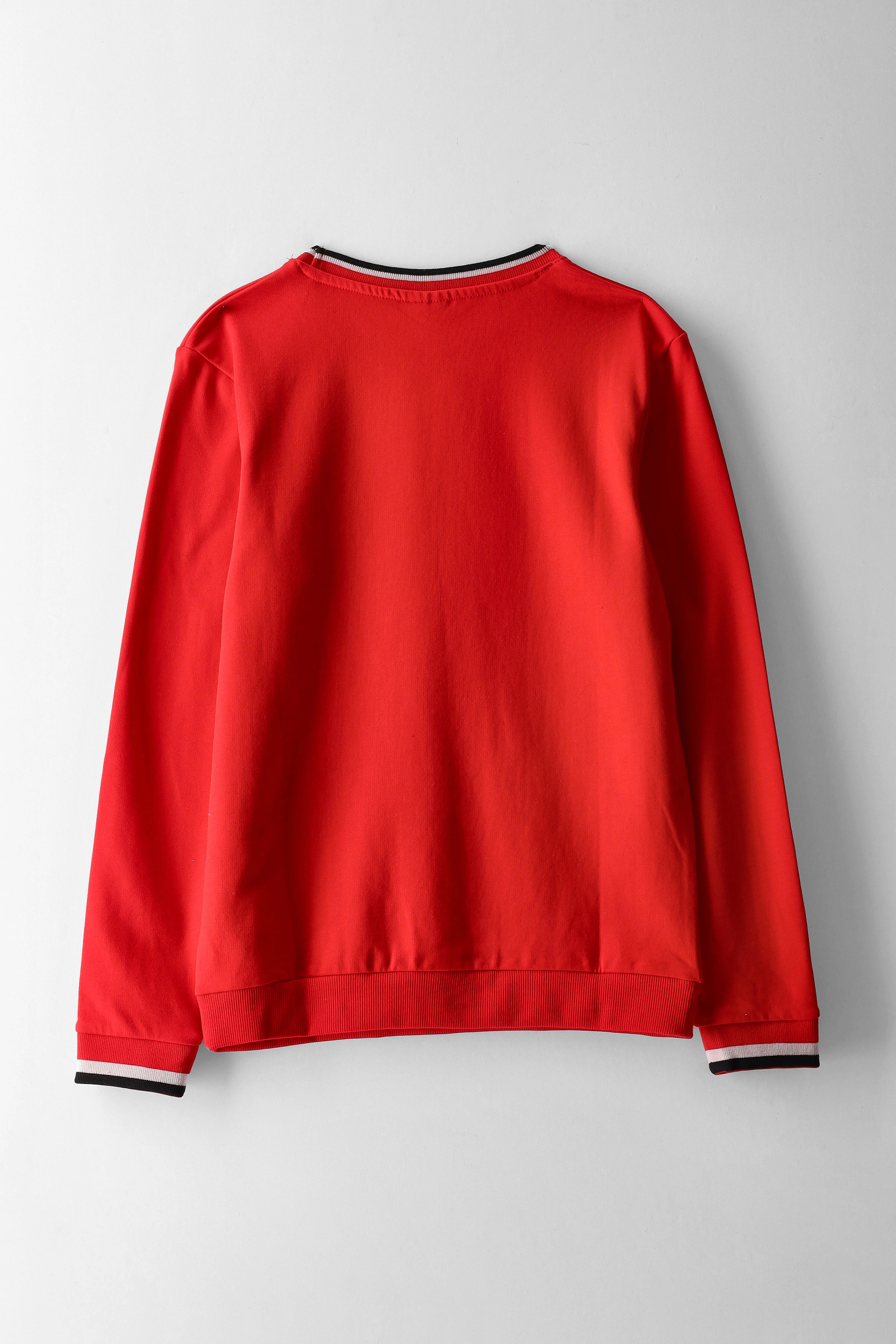 Girls Romy Sweatshirt - Red - Image 2