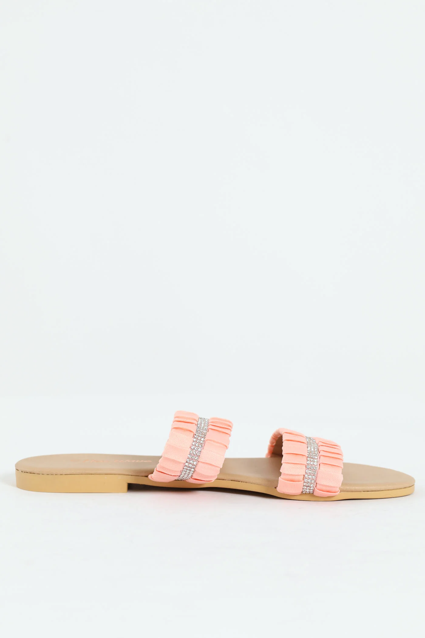 Girls Ruched Sandal - Blush - Image 2