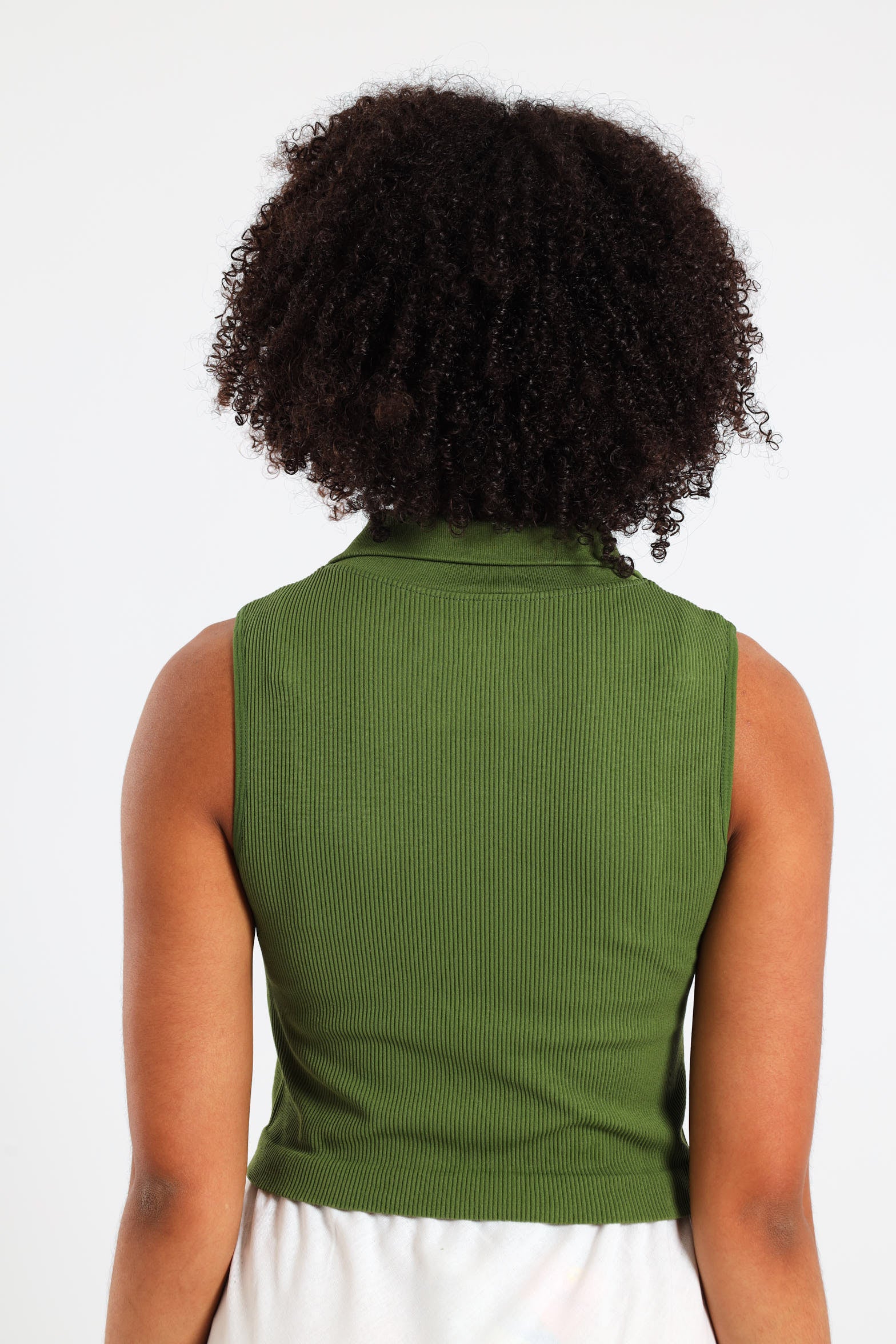 Girls Seamless Johnny Collar - Fatigue - Image 3