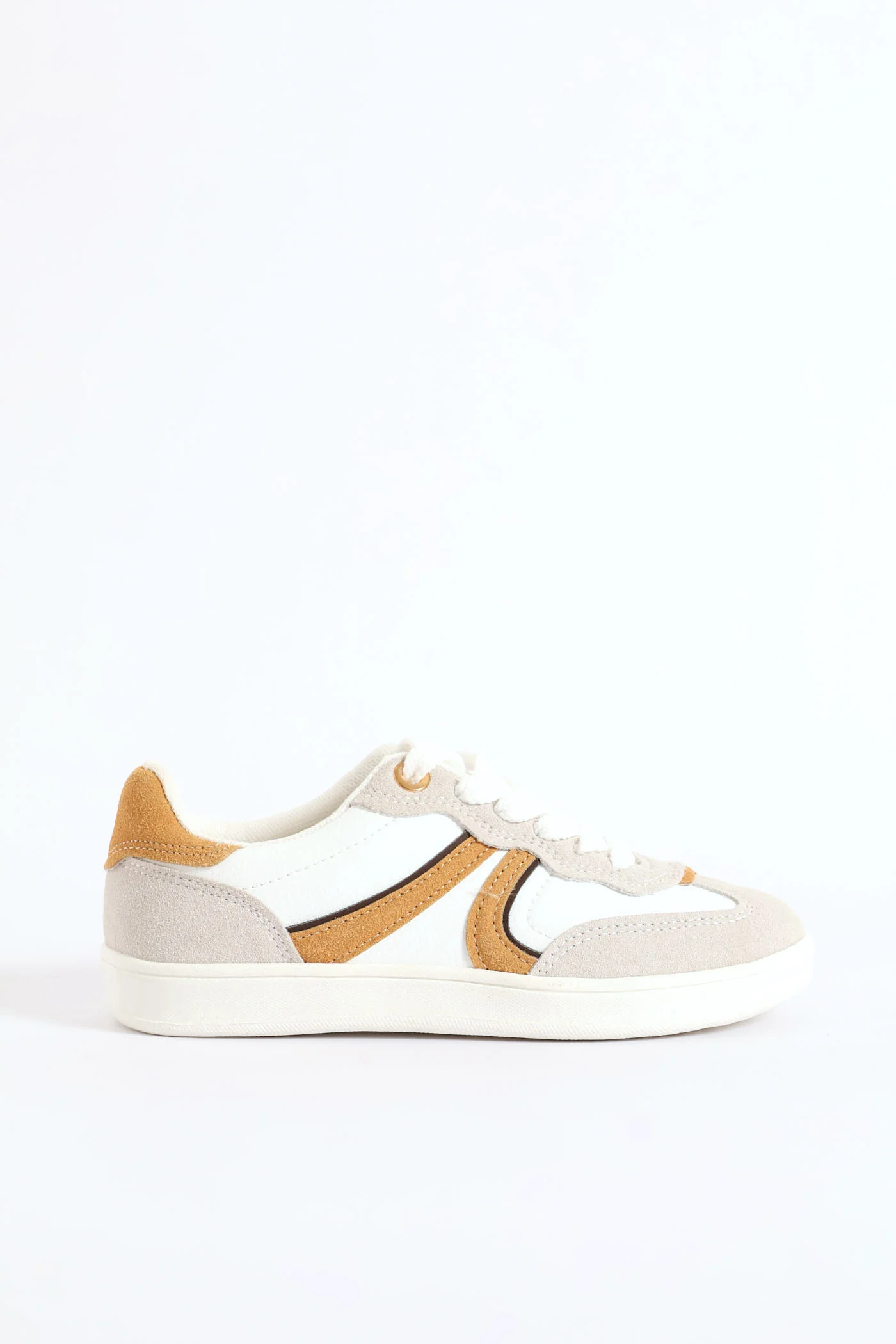Girls Slim Sneaker - Off White - Image 5