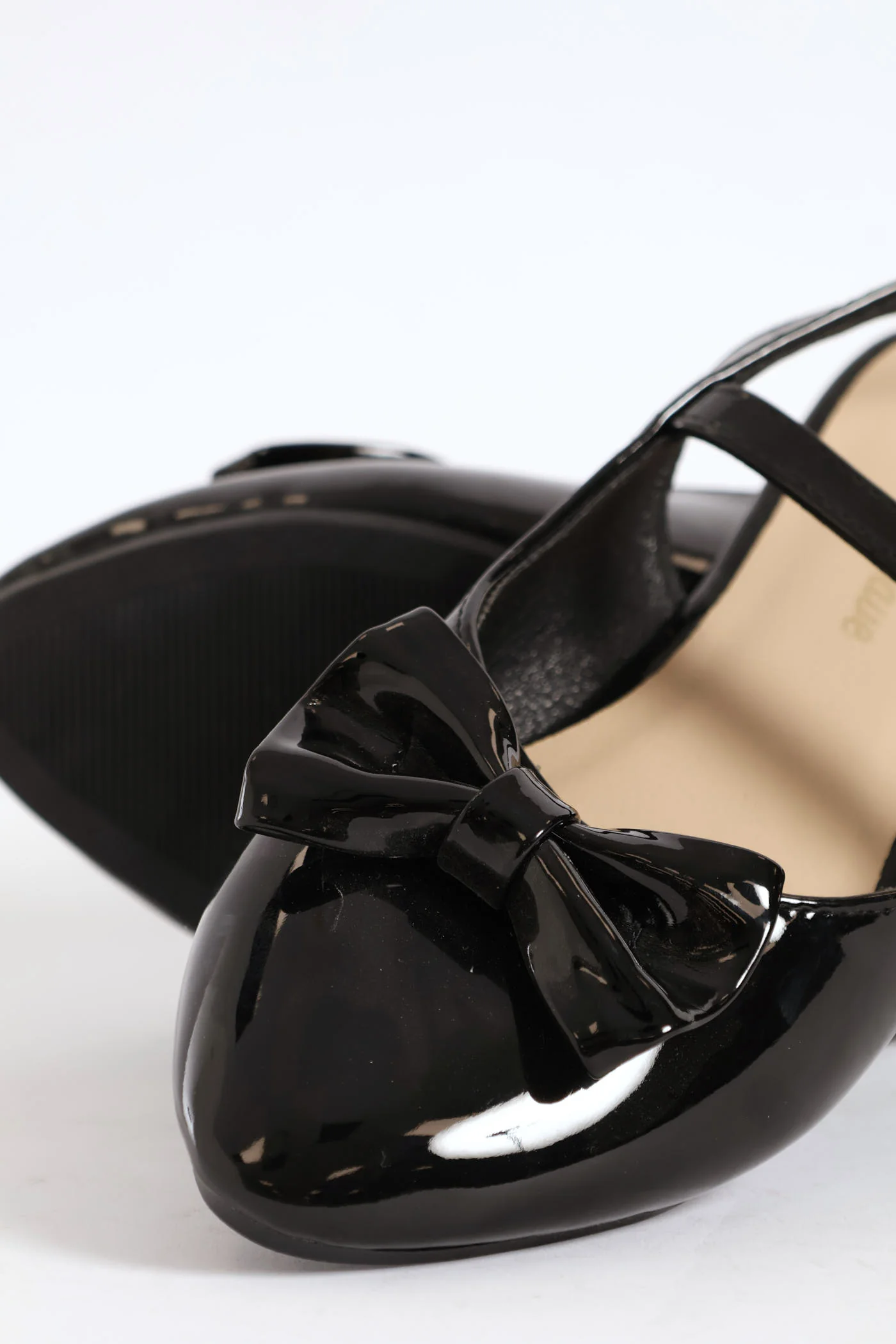 Girls Slingback Pump - Black - Image 5
