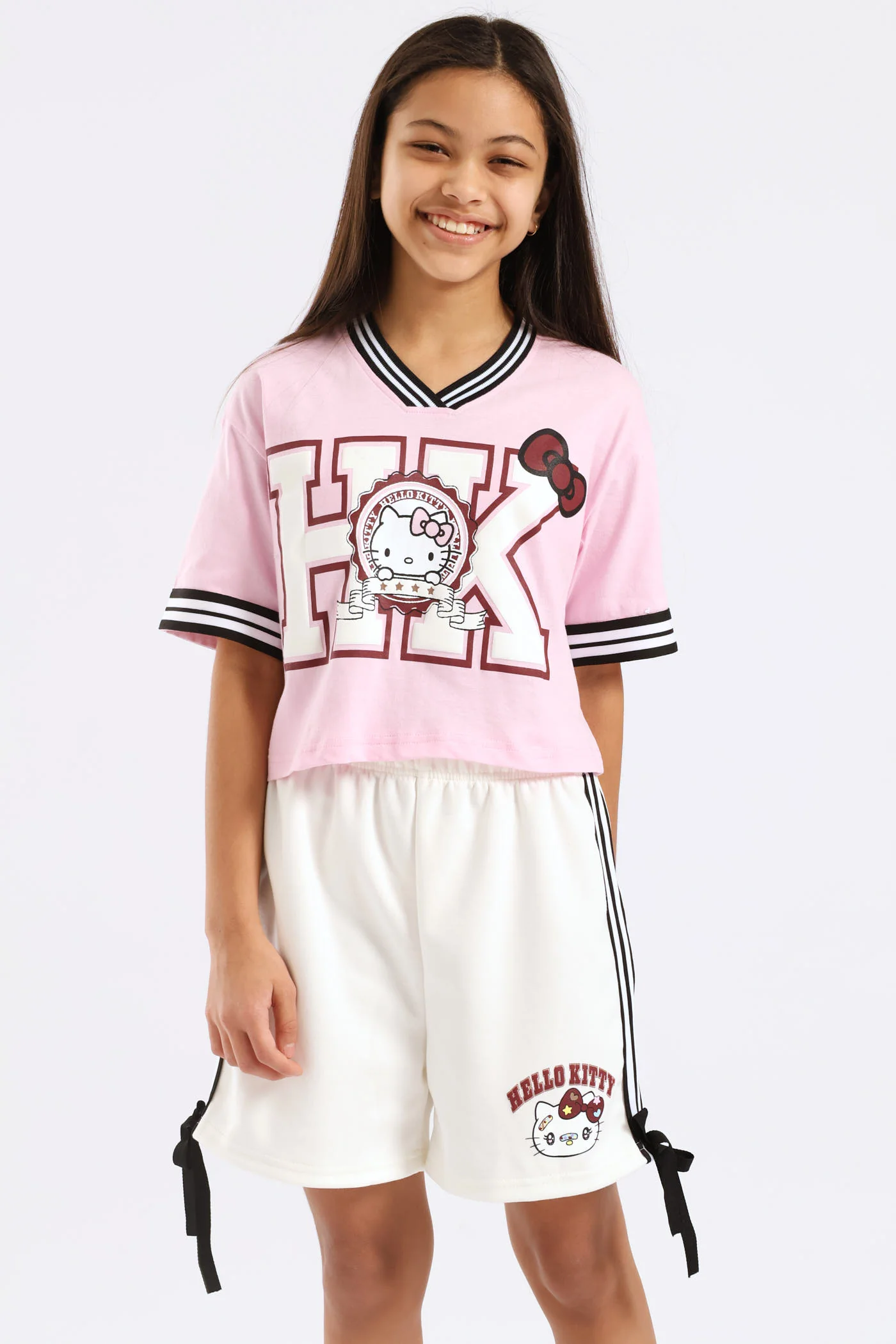 Girls Sport Jersey Tee - Pink - Image 5